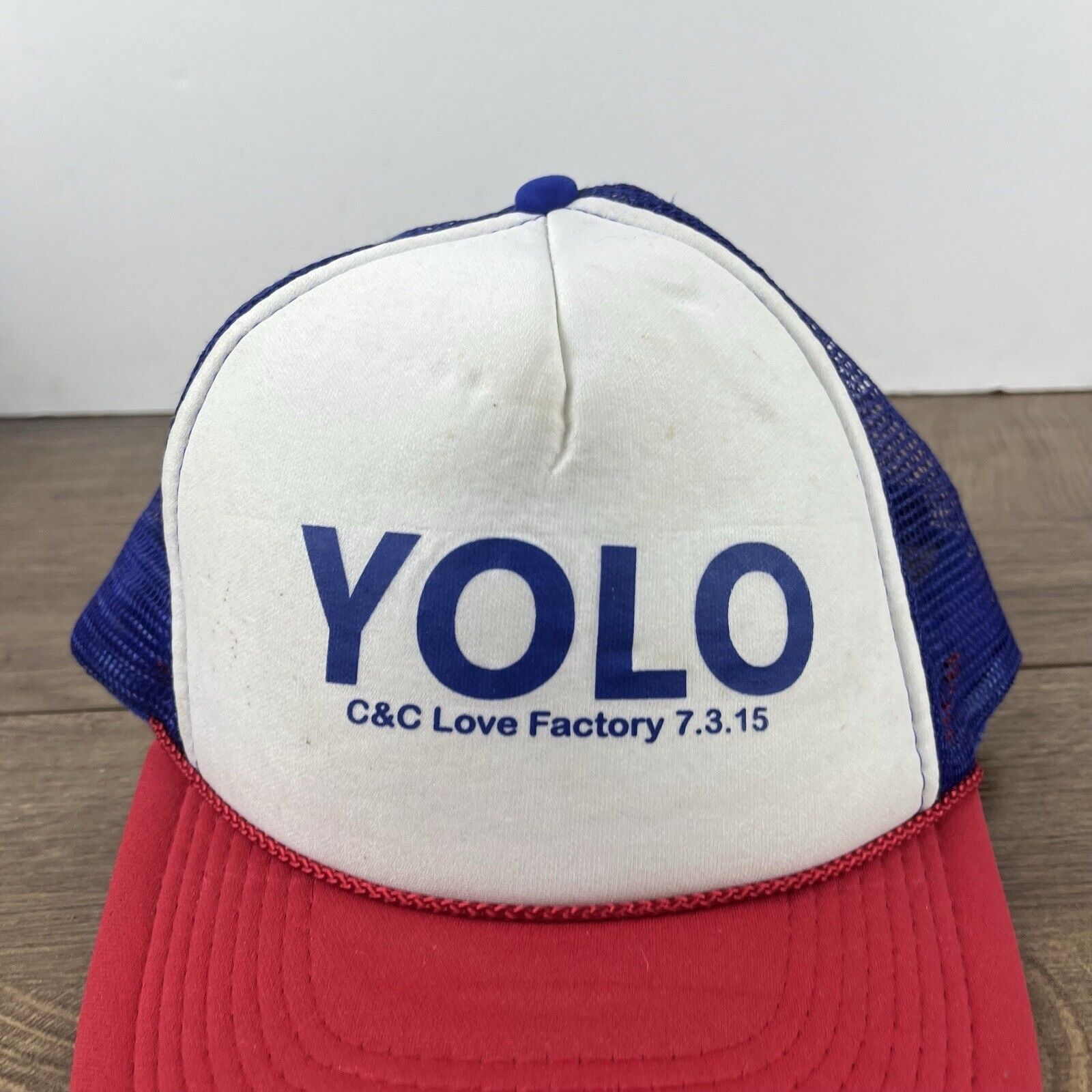 Other YOLO Snapback Hat Adjustable Hat White Adjustable Hat White Size ONE SIZE - 6 Thumbnail