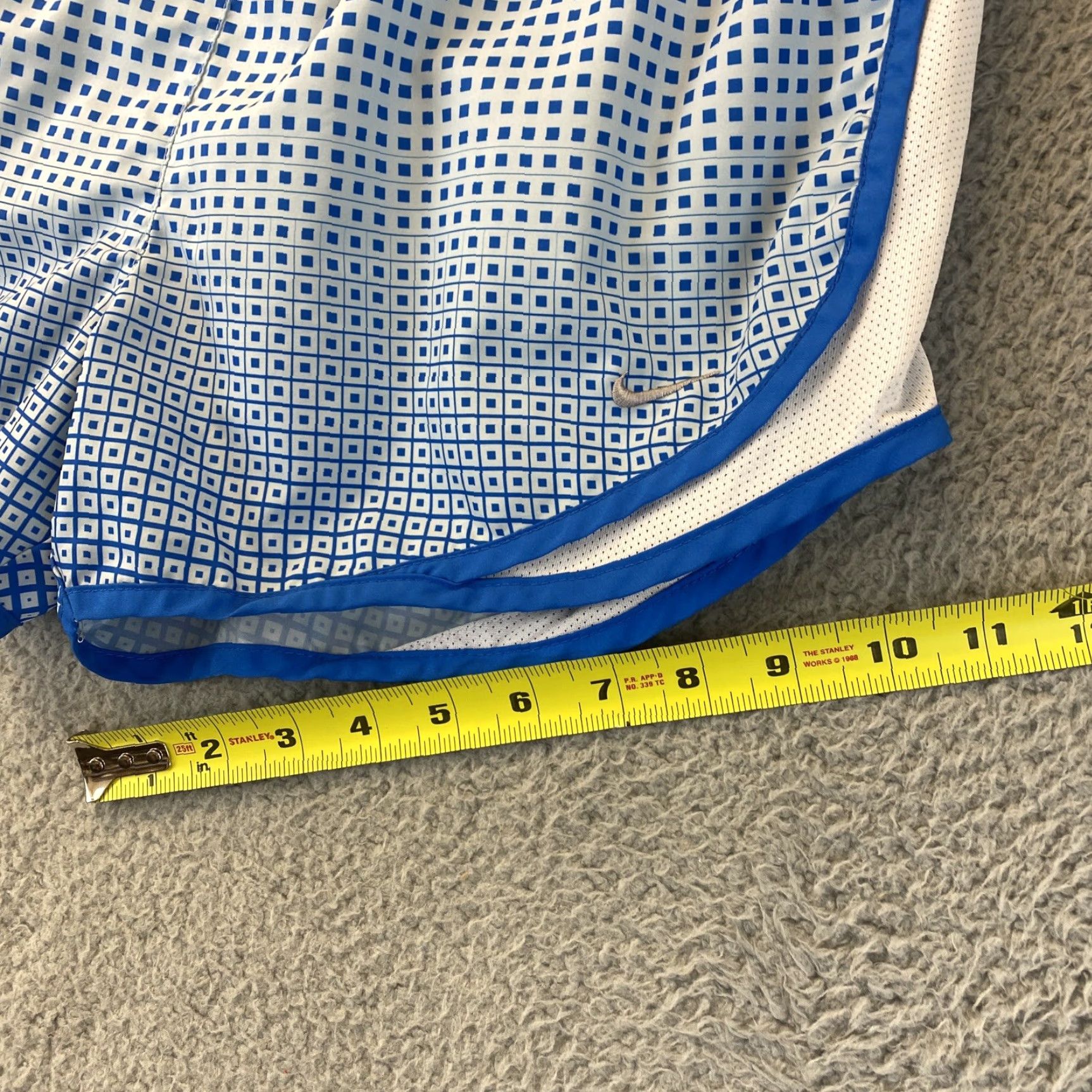 Nike Nike Running Dri Fit Women's Athletic Shorts Size M Blue MISSING STRING / 58-20 Size 31" - 7 Thumbnail