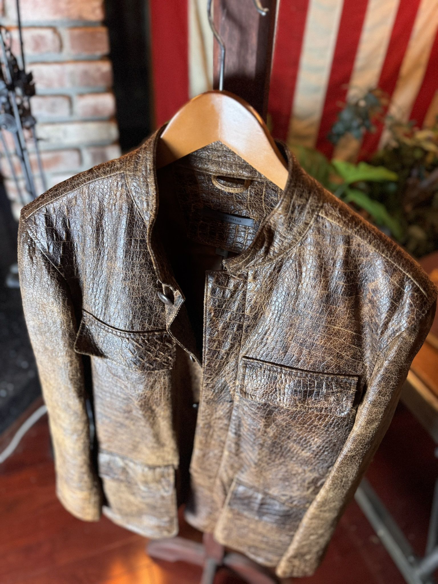 John Varvatos *RARE* 2006 JOHN VARVATOS LEATHER JACKET sz. 50 Size US M / EU 48-50 / 2 - 1 Thumbnail