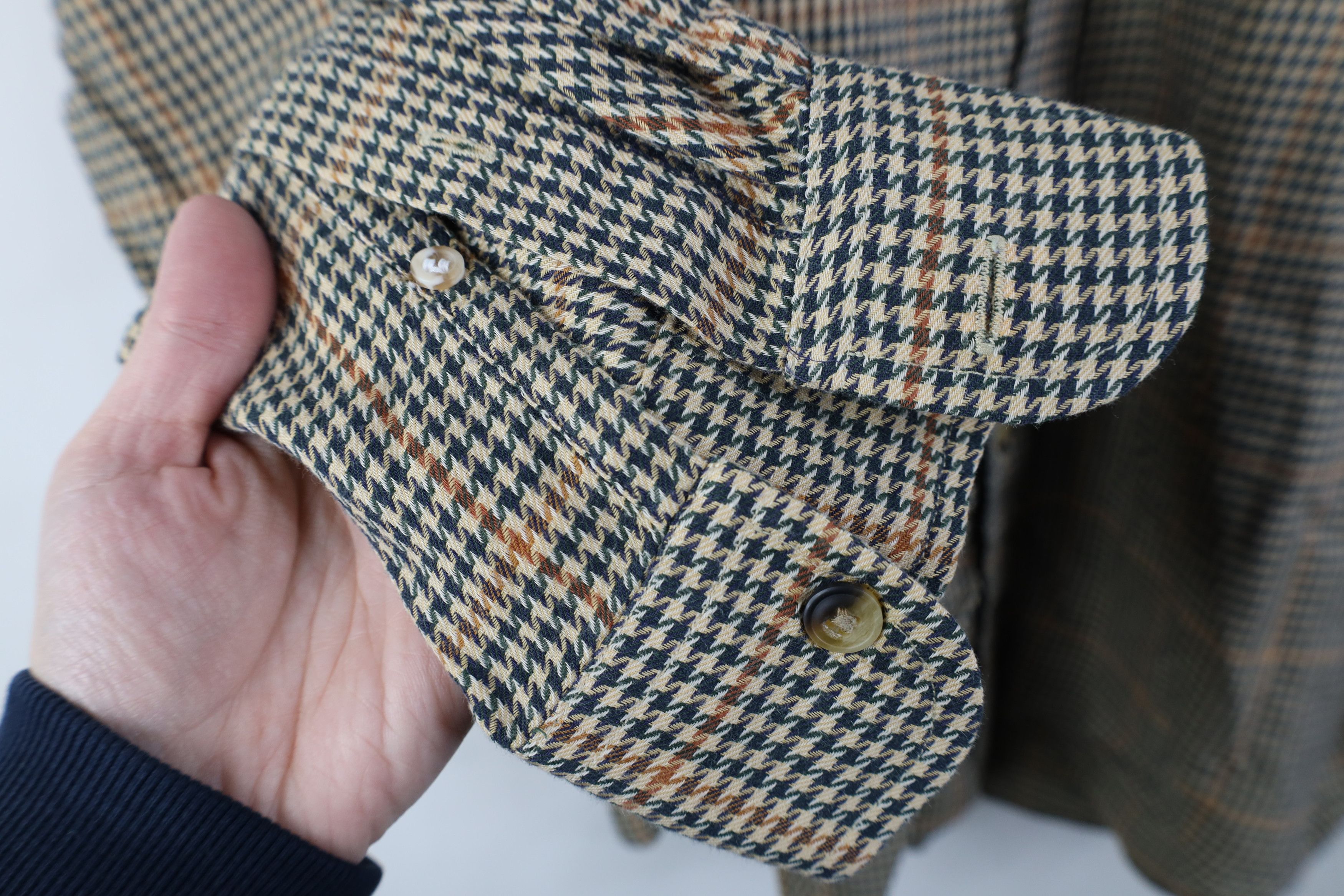 Nautica Vintage 90s Nautica Houndstooth Collared Button Down Shirt Size US L / EU 52-54 / 3 - 6 Thumbnail