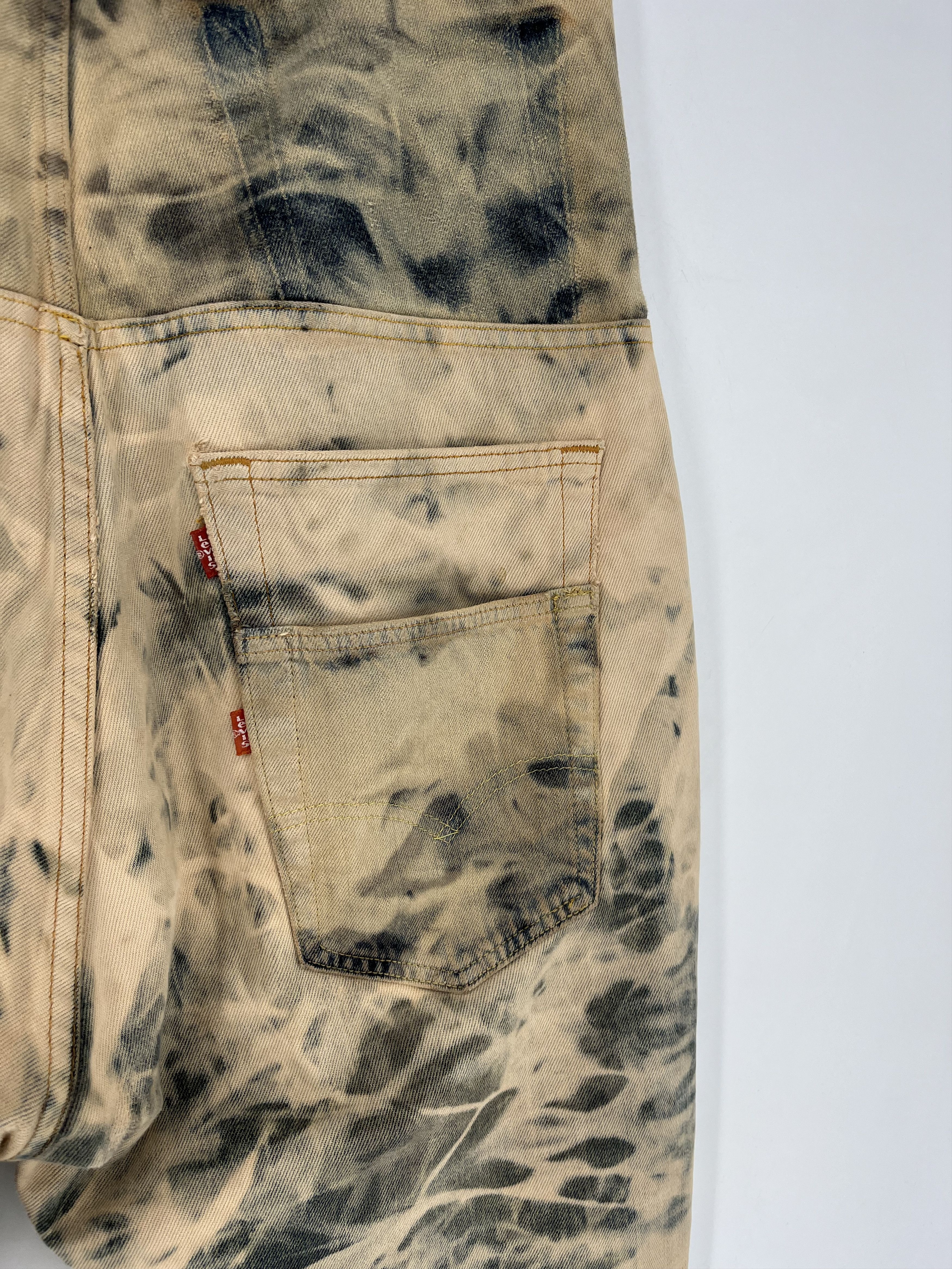 Levi's 90s Levi’s 501 Patchwork Multipocket Denim Custom Jeans USA Size US 32 / EU 48 - 8 Thumbnail