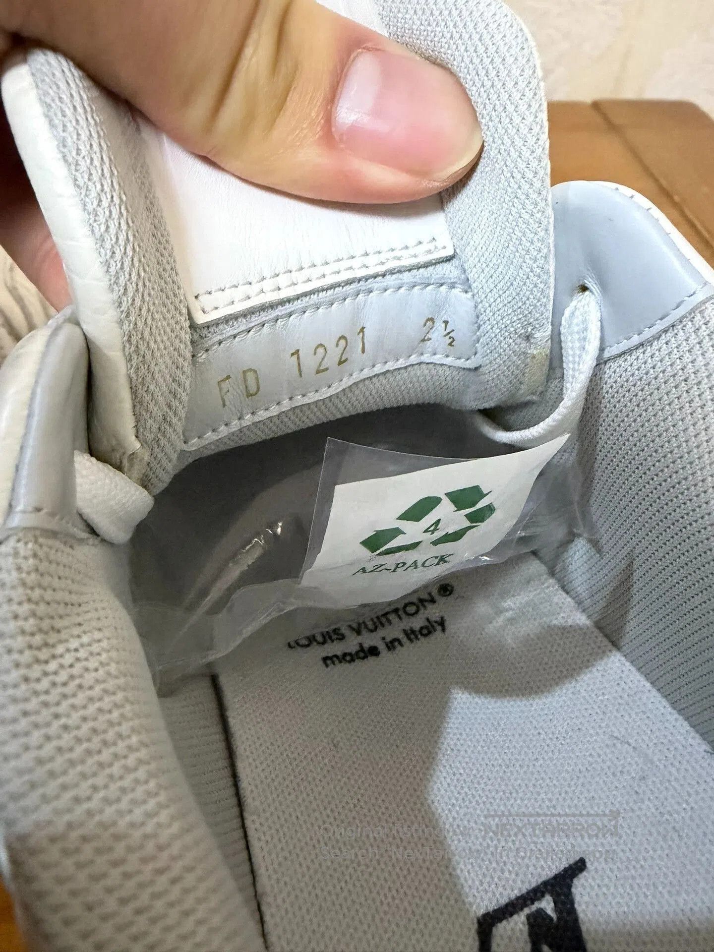 Louis Vuitton LV Trainer White Cement. Size US 6.5 / IT 36.5 - 6 Thumbnail