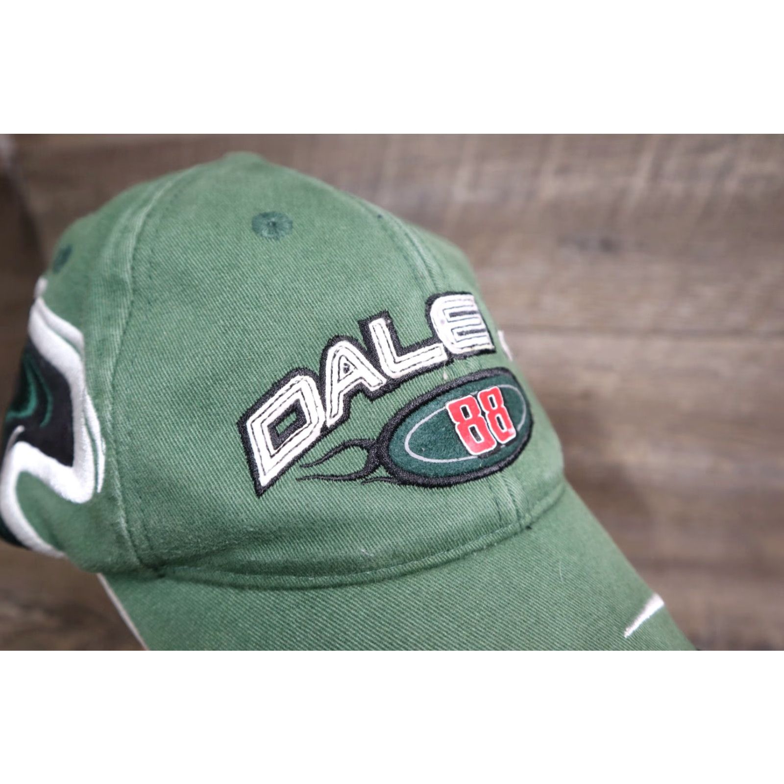 Chase Authentics Dale Earnhardt Jr 88 Chase Authentics Hat Cap Green Adult Strapback Size ONE SIZE - 4 Thumbnail