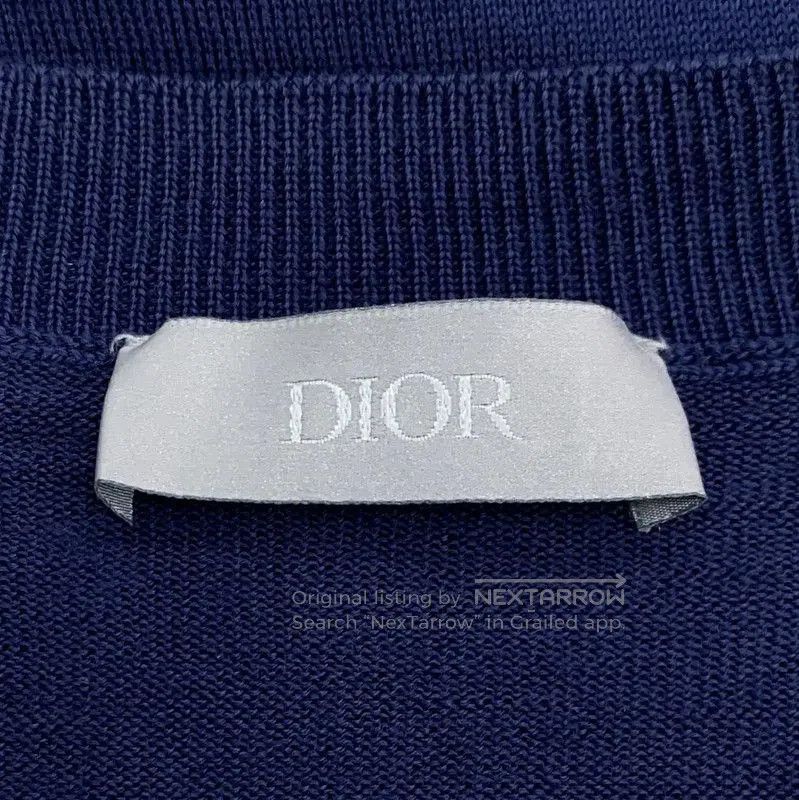 Dior Dior Wool Pullover in Navy XL Size . Size US XL / EU 56 / 4 - 6 Thumbnail