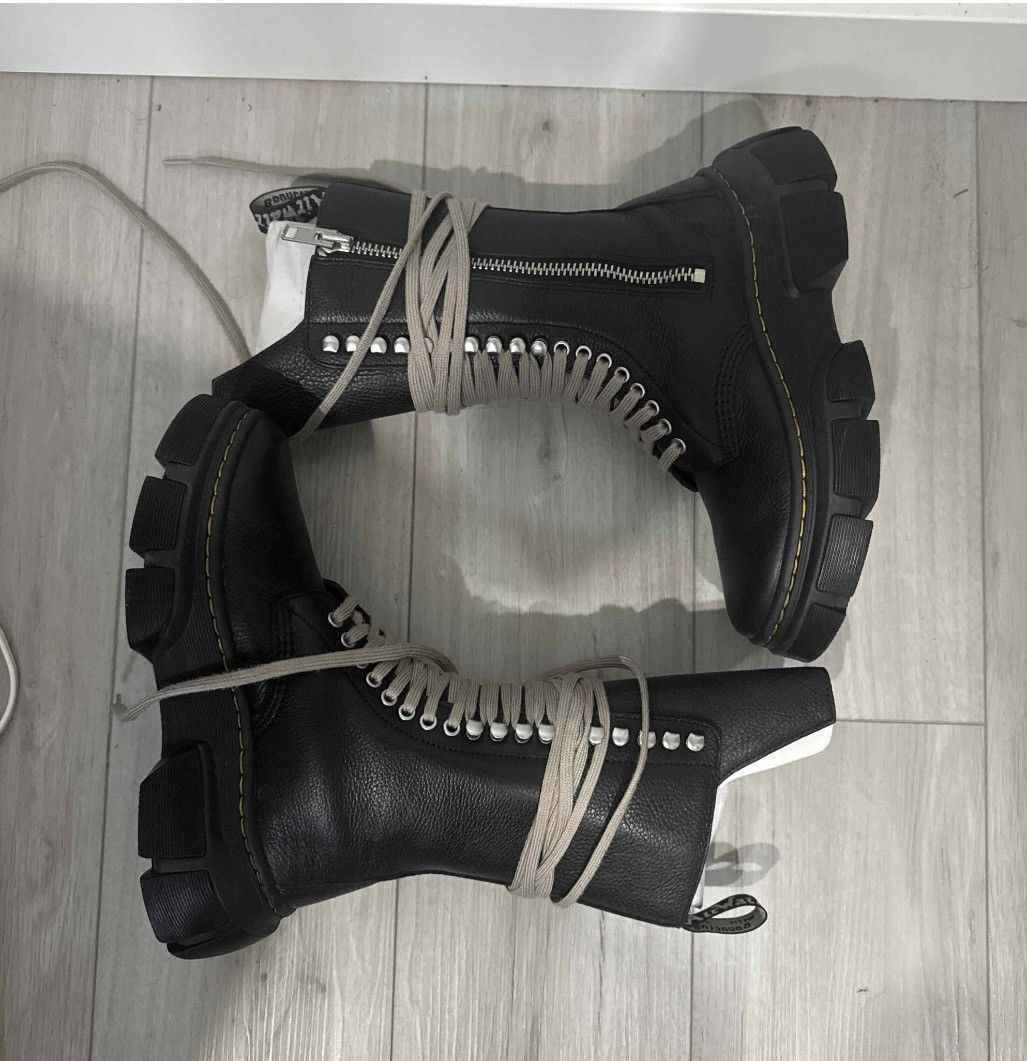 Dr. Martens × Rick Owens Dr. Martens x Rick Owens 1918 DMXL Calf Length Zip Boot Size US 8 / EU 41 - 3 Thumbnail