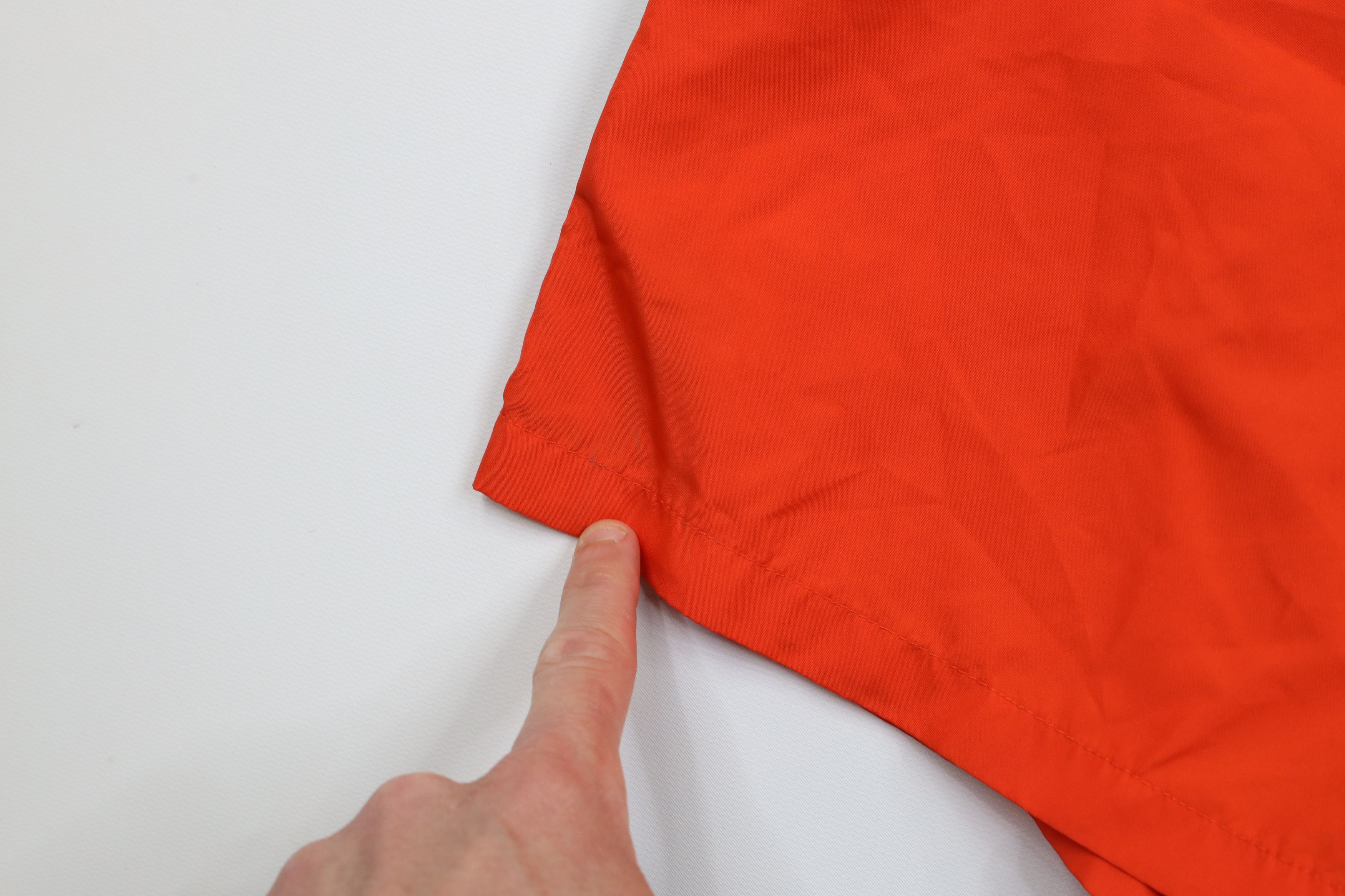 J.Crew × Vintage Vintage 90s J Crew Knee Lined Shorts Swim Trunks Orange Size US 34 / EU 50 - 5 Thumbnail