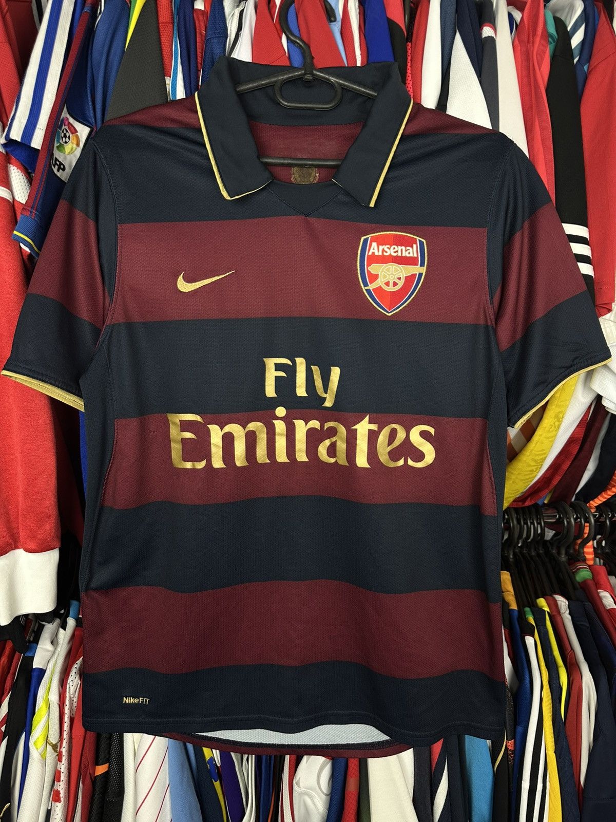 Nike NIKE ARSENAL LONDON 2007 2008FOOTBALL SHIRT SOCCER JERSEY Size US S / EU 44-46 / 1 - 1 Thumbnail