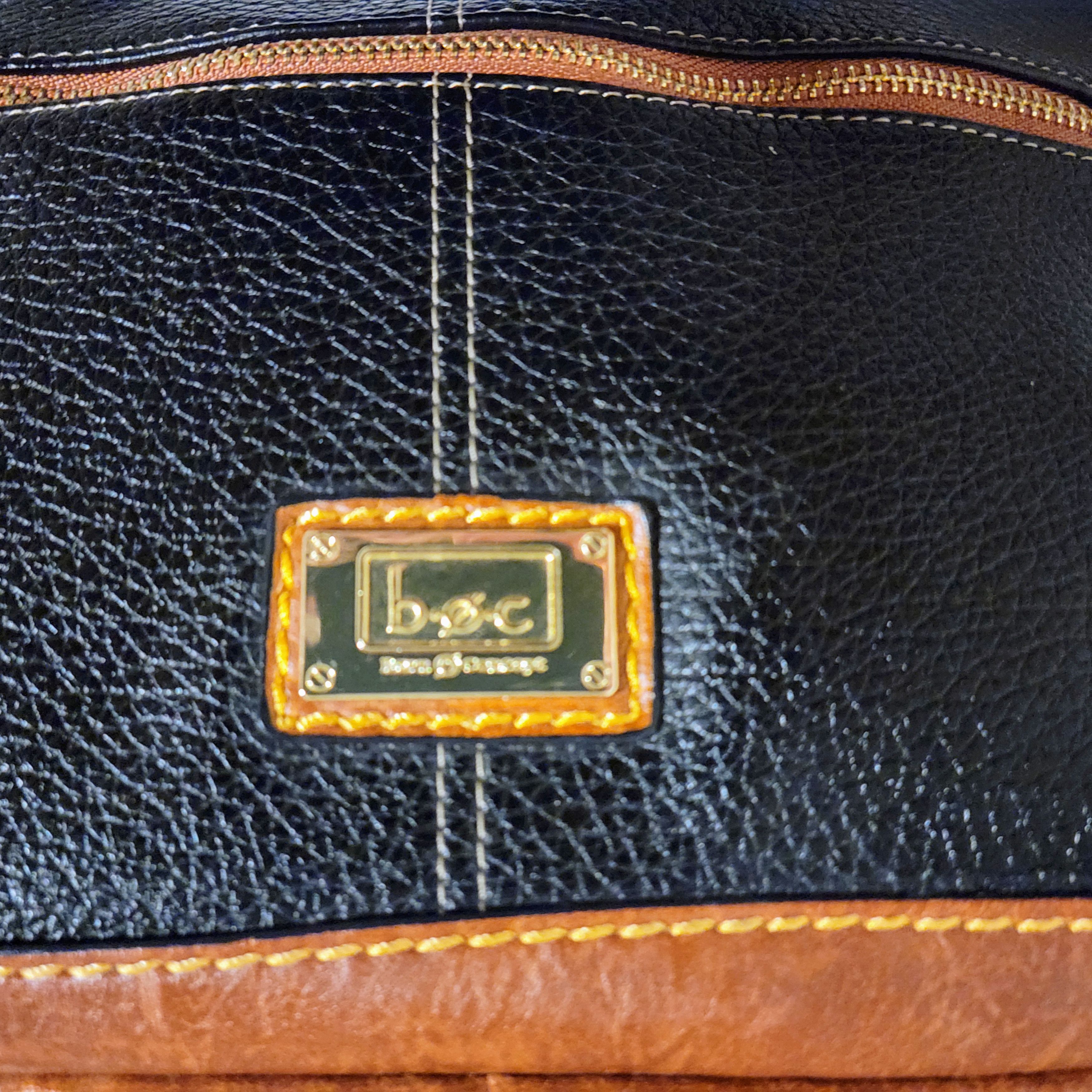 Boc B.O.C. Oakfield Hobo Black & Tan Faux Leather Shoulder Bag Size ONE SIZE - 13 Thumbnail