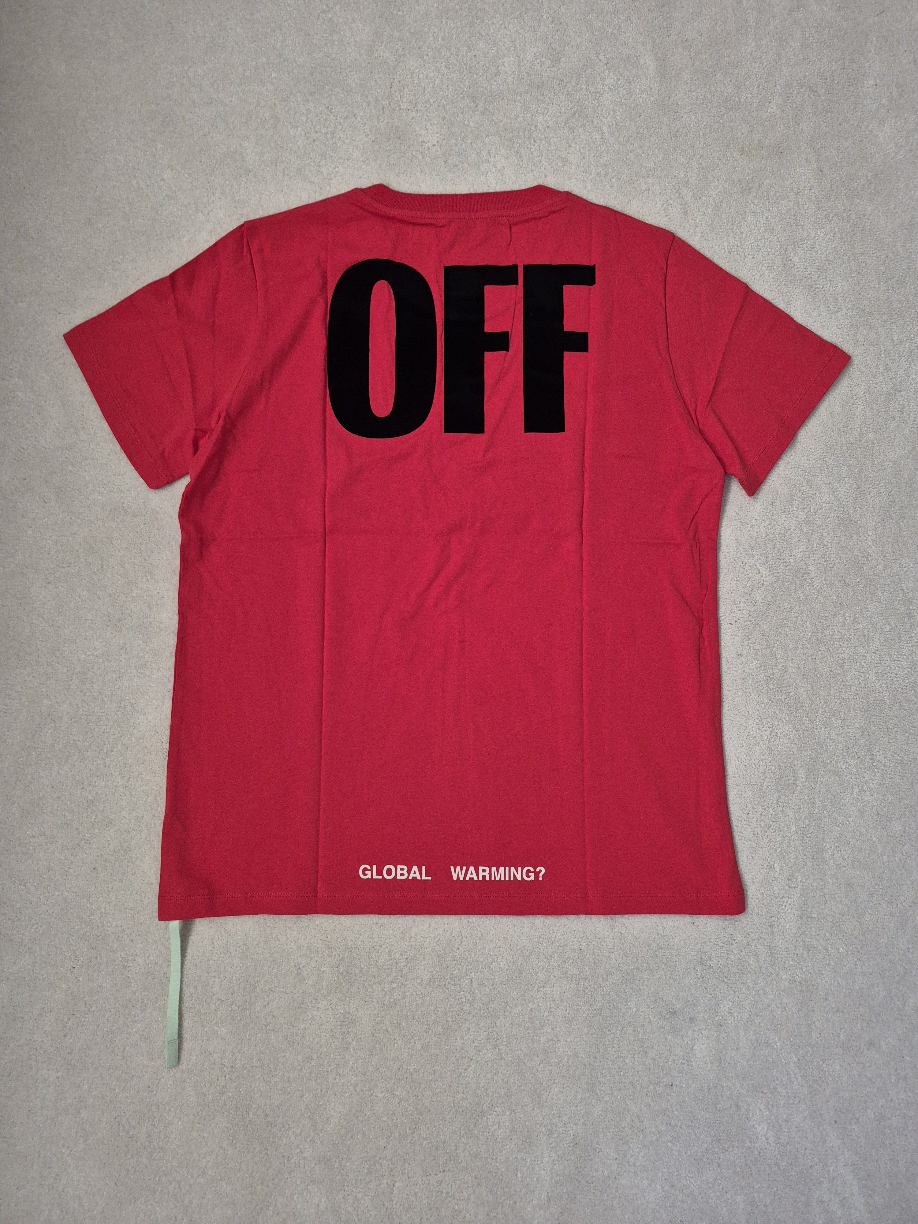 Off-White Off White Red Global Warming Arrows Virgil Medium Size US M / EU 48-50 / 2 - 1 Thumbnail
