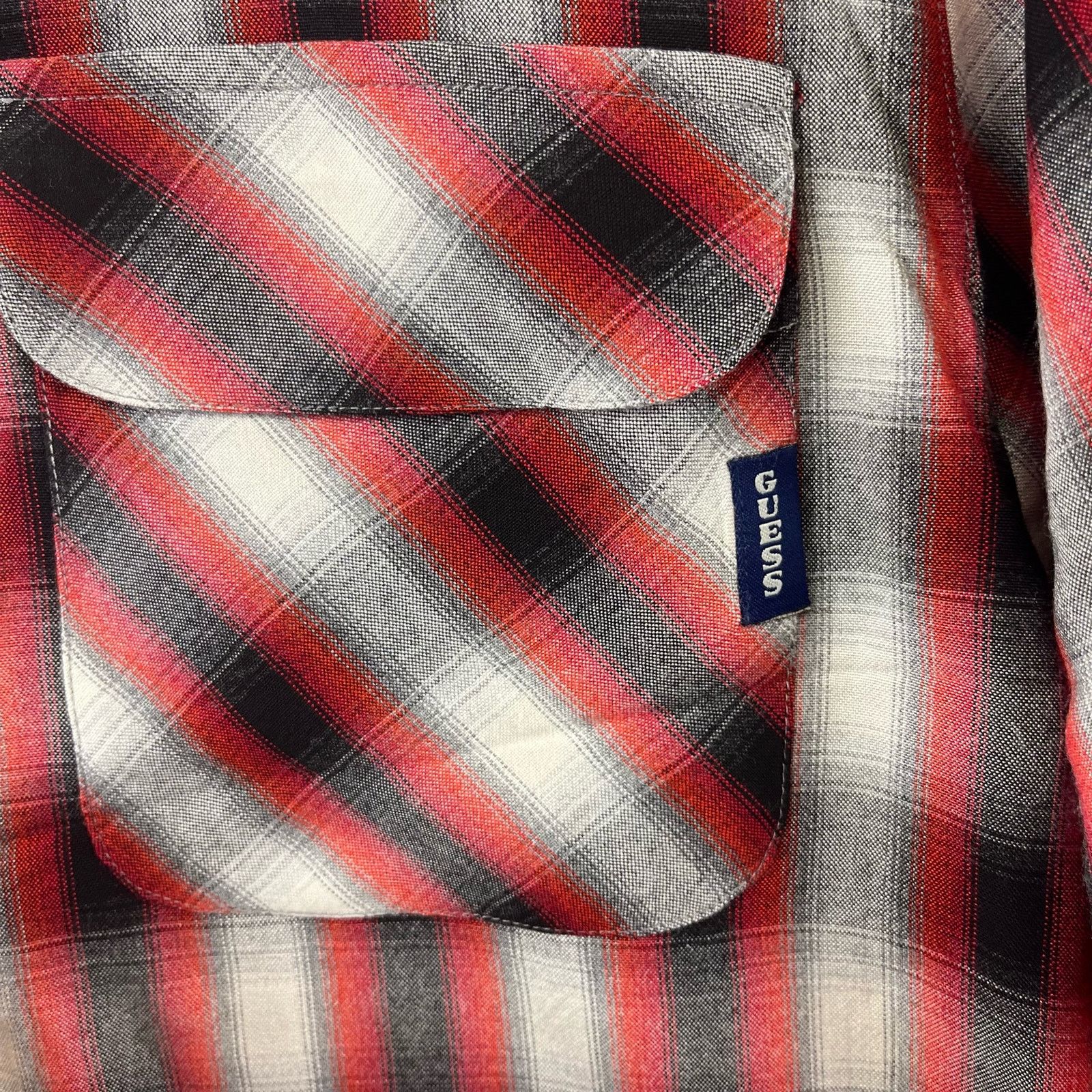 Guess Vintage Guess Made in USA Plaid Button Down Shirt Medium Size US M / EU 48-50 / 2 - 8 Thumbnail