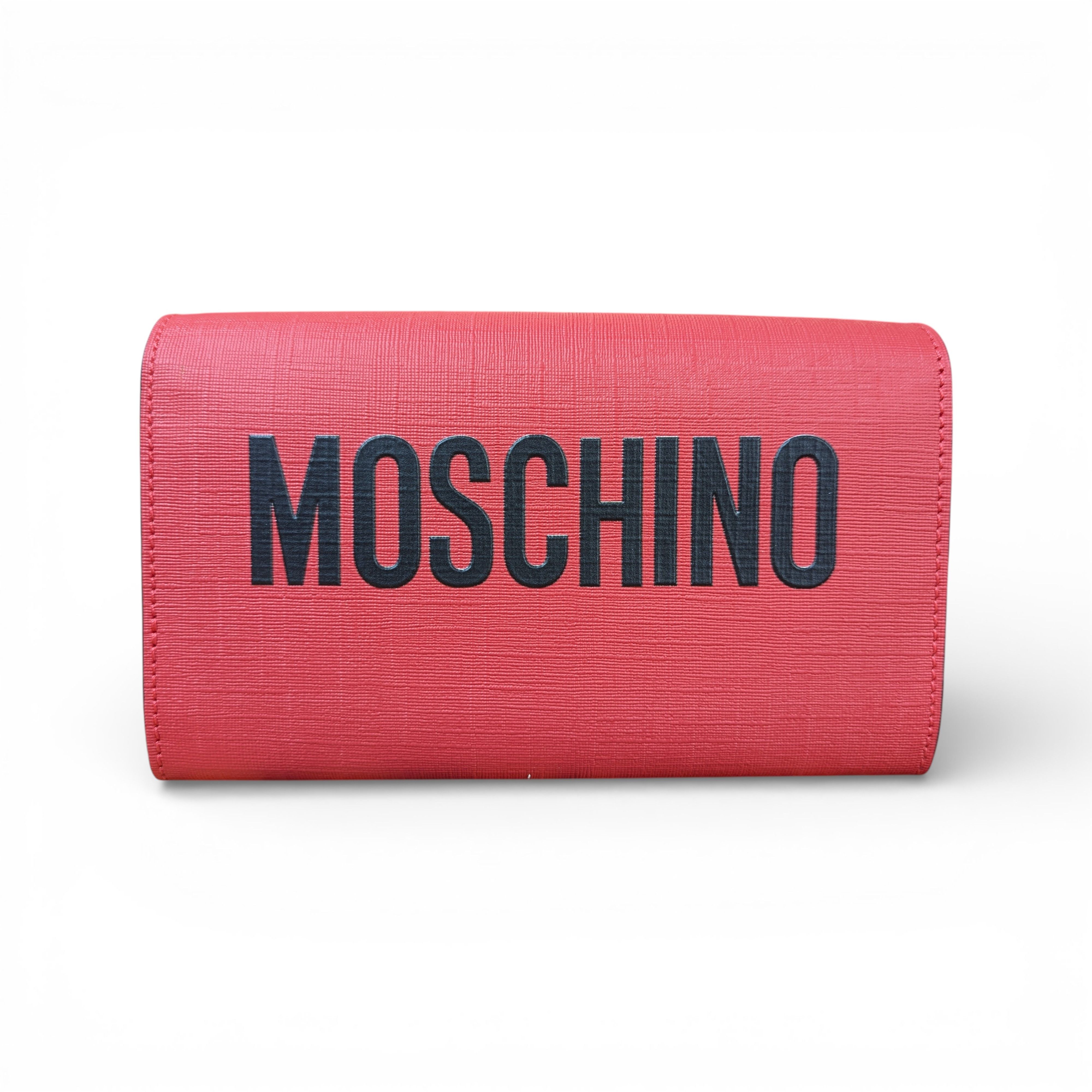 Moschino MOSCHINO COUTURE TEDDY BEAR RED LEATHER SHOULDER / CROSS BAG Size ONE SIZE - 2 Thumbnail