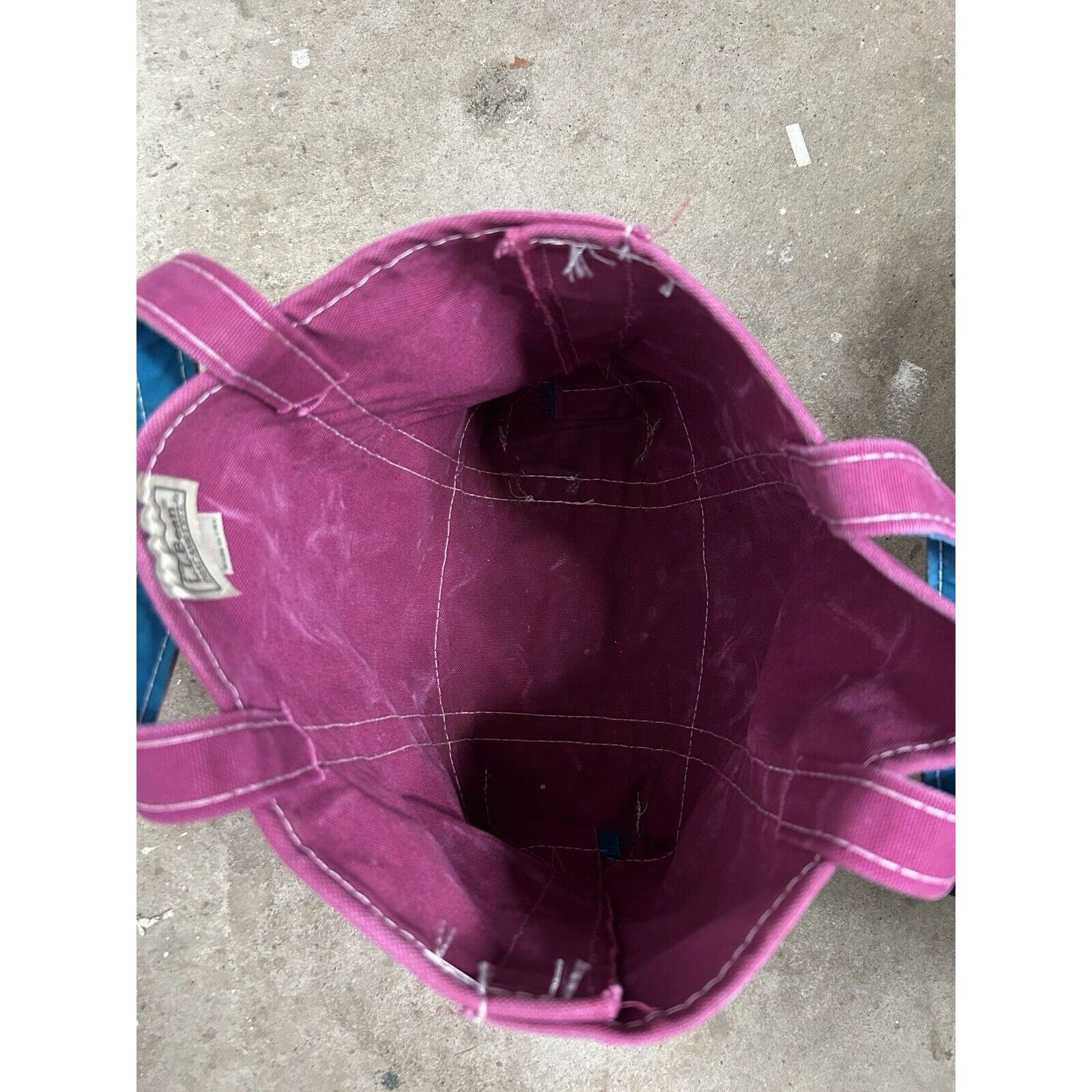 L.L. Bean Vintage L.L. Bean Two-Tone Boat And Tote “Magenta & Teal” Size ONE SIZE - 7 Thumbnail