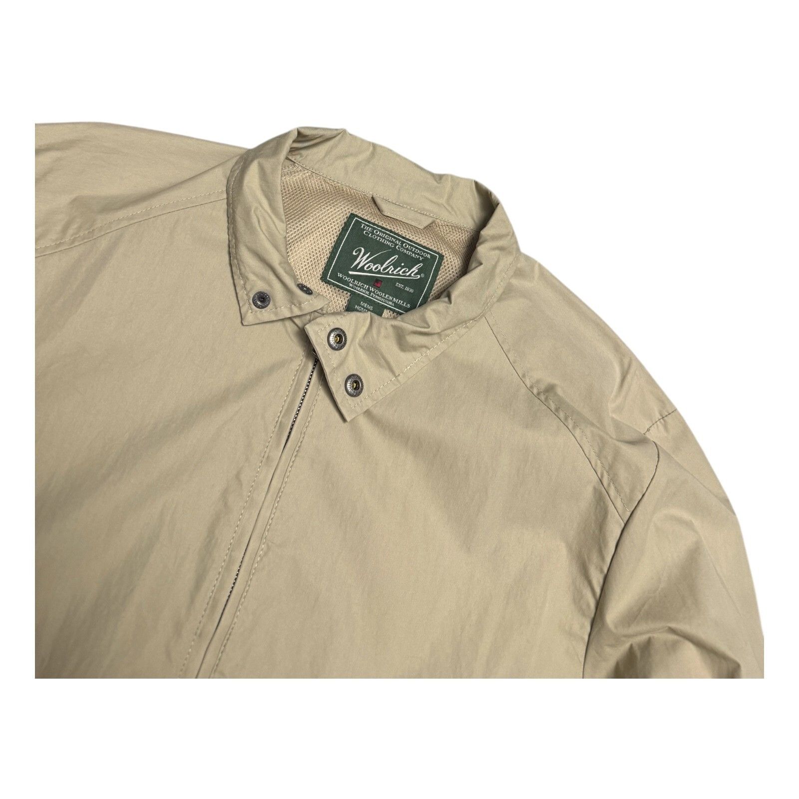 Woolrich Woolen Mills WOOLRICH Khaki Water Resistant Bomber Casual Jacket Large Size US L / EU 52-54 / 3 - 4 Thumbnail