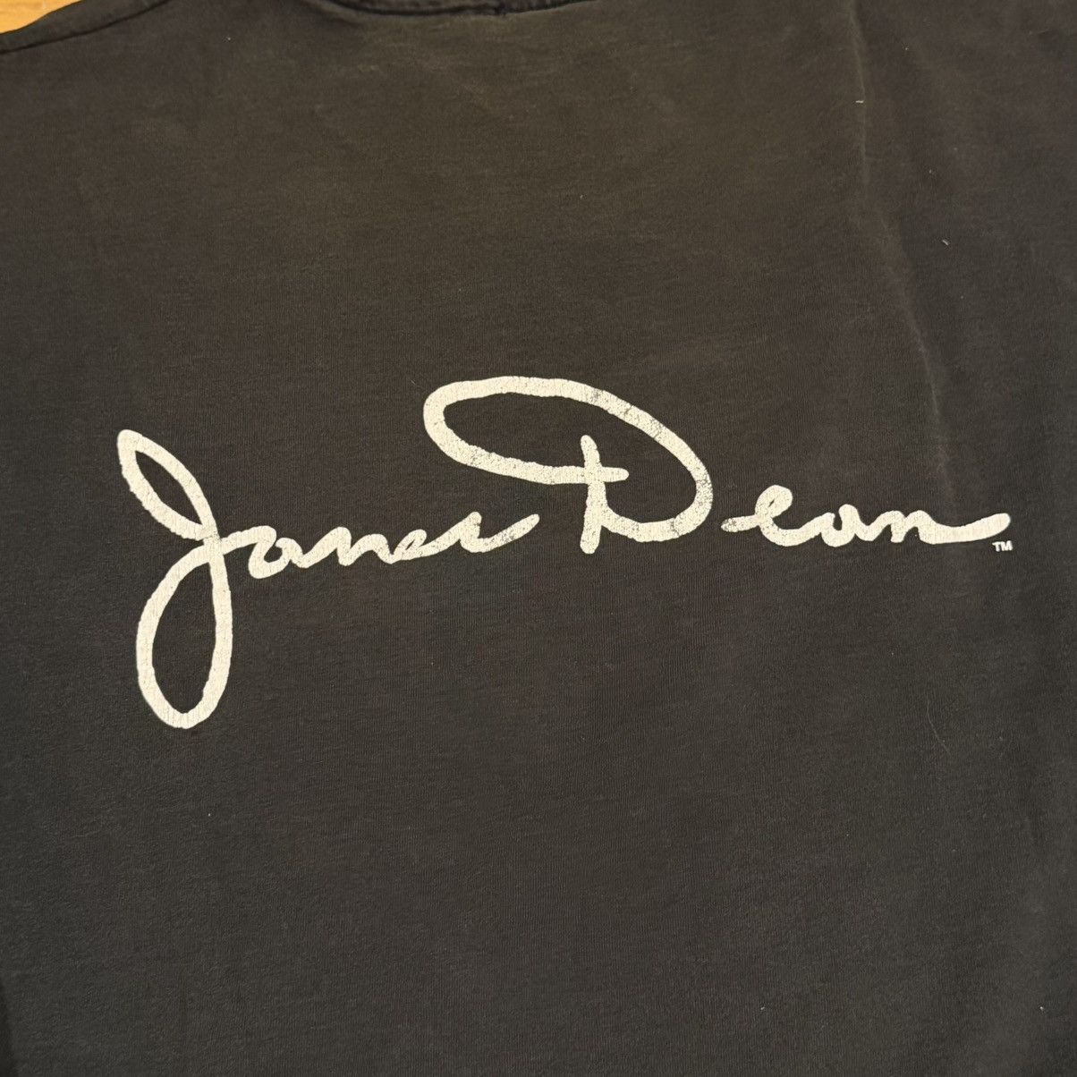 Vintage Vintage 1982 single stitch James Dean portrait signature tee Size US L / EU 52-54 / 3 - 5 Thumbnail
