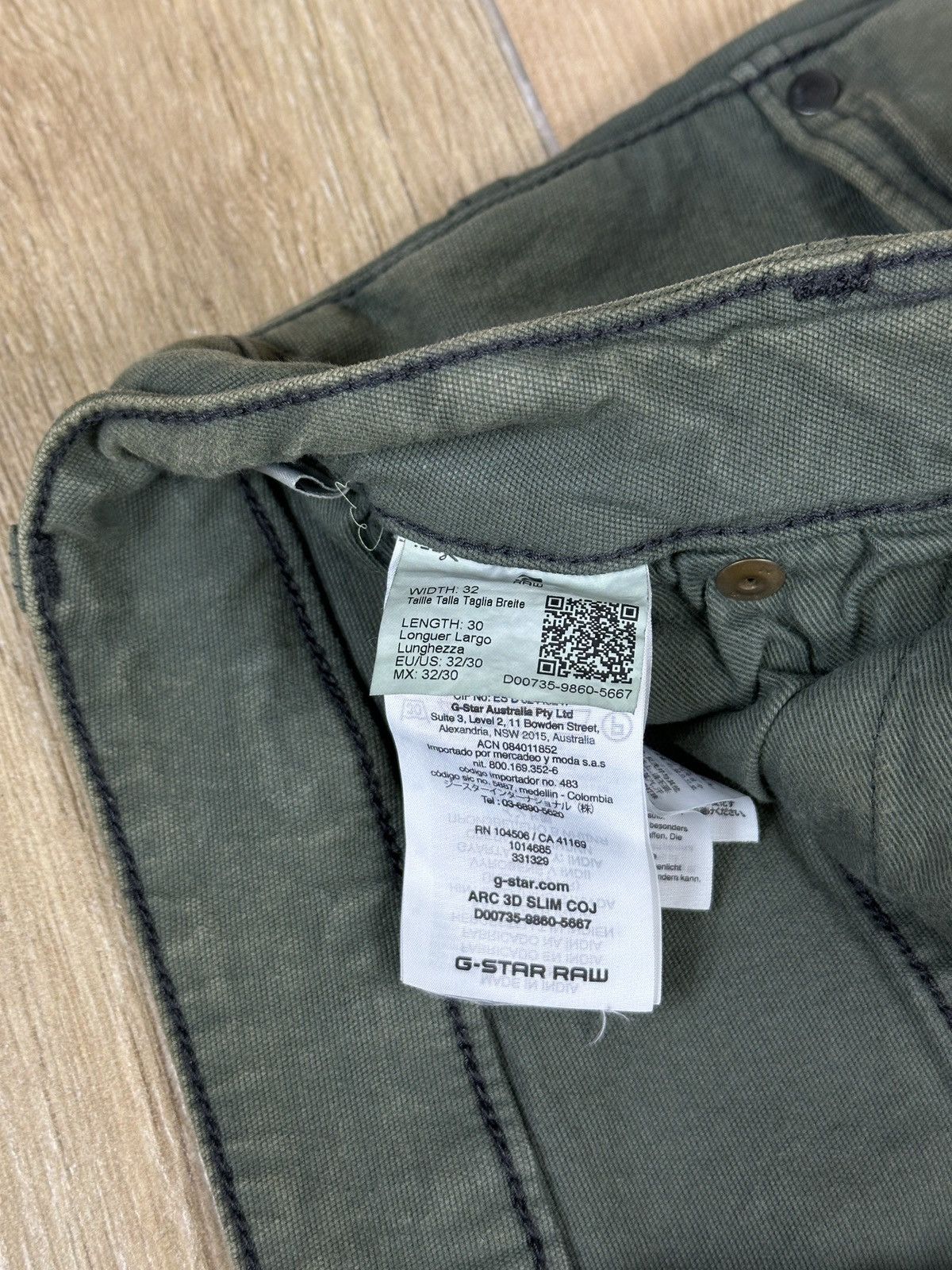 G-Star NEW🏷️ G-Star Raw Arc 3D Slim Coj Denim Jeans Size US 32 / EU 48 - 6 Thumbnail