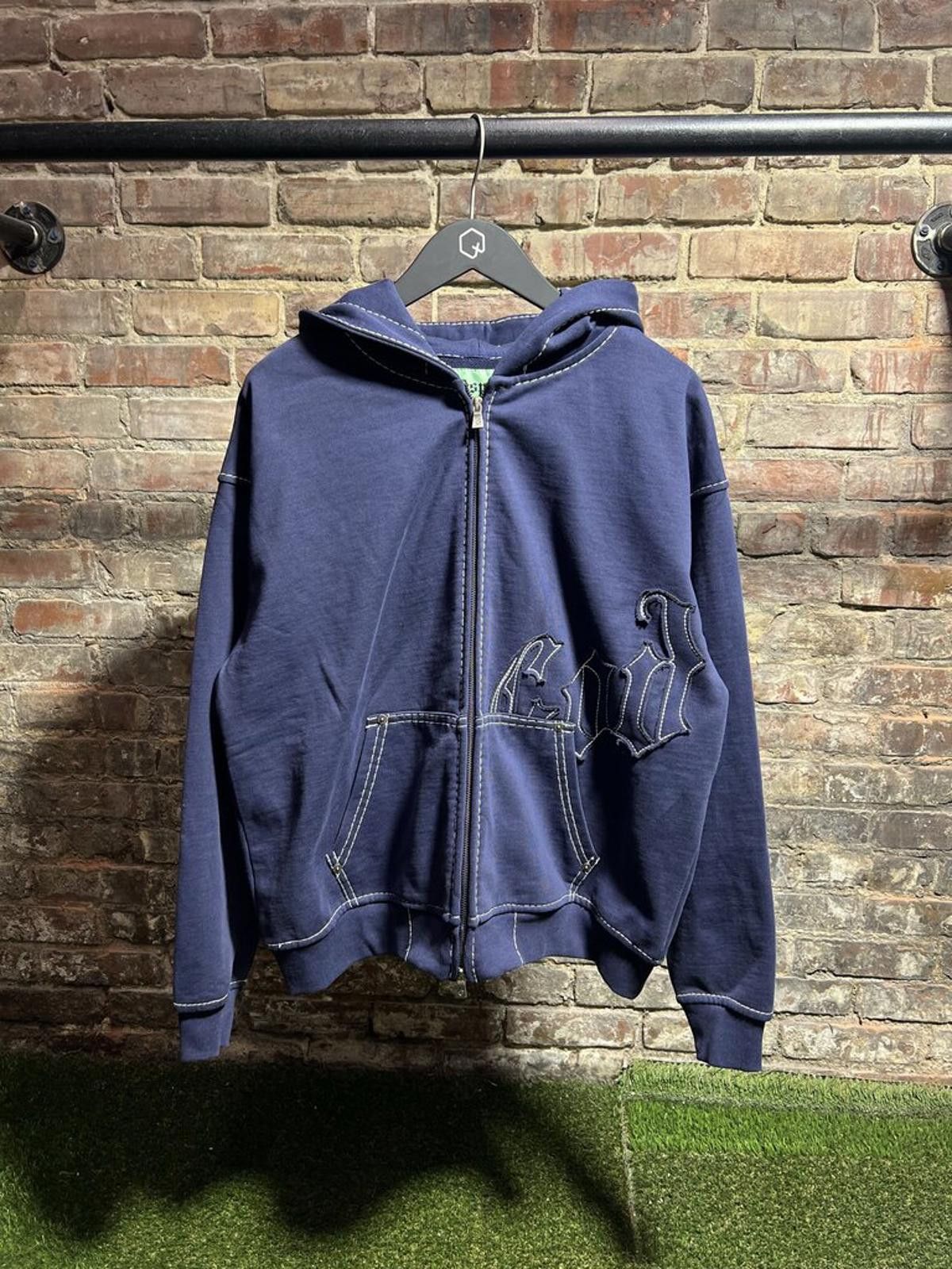 Godspeed Godspeed Navy Blue Hoodie Sz. S Size ONE SIZE - 1 Thumbnail