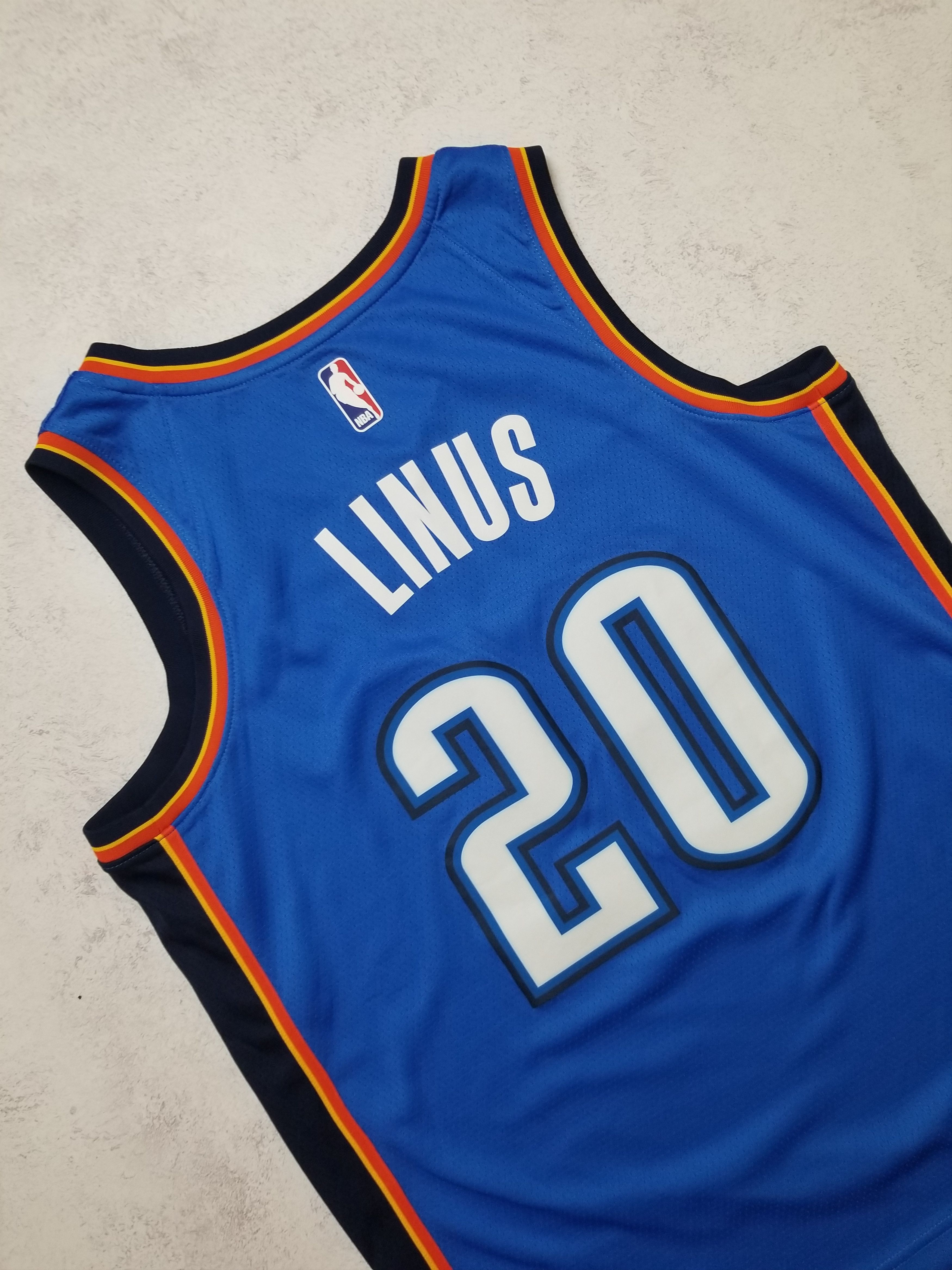 Nike Swingman Oklahoma City Thunder #20 Linus Jersey Size US M / EU 48-50 / 2 - 15 Thumbnail