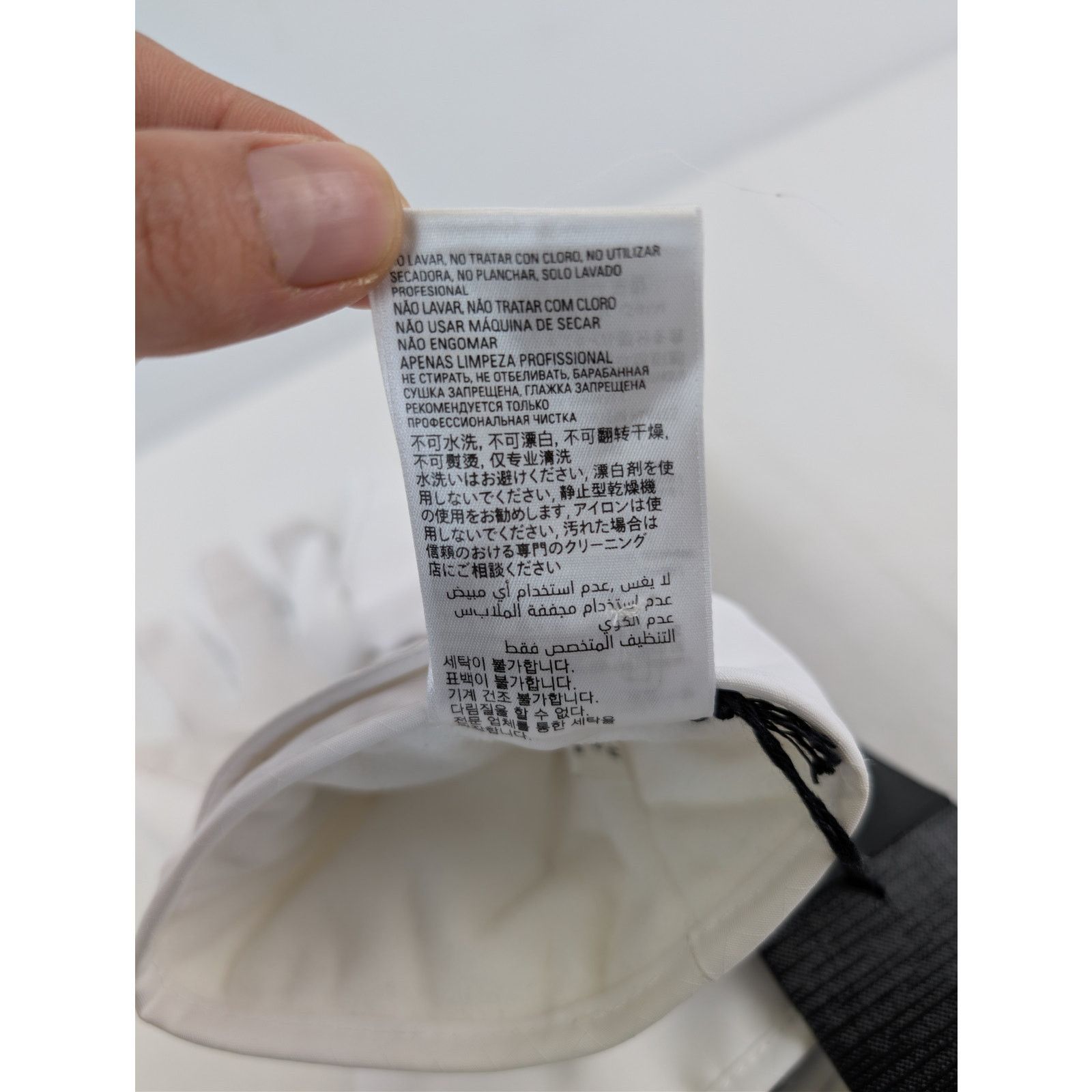 Balenciaga o1rshd1 Size: M / Ripstop Ski Gloves in White Size ONE SIZE - 17 Thumbnail