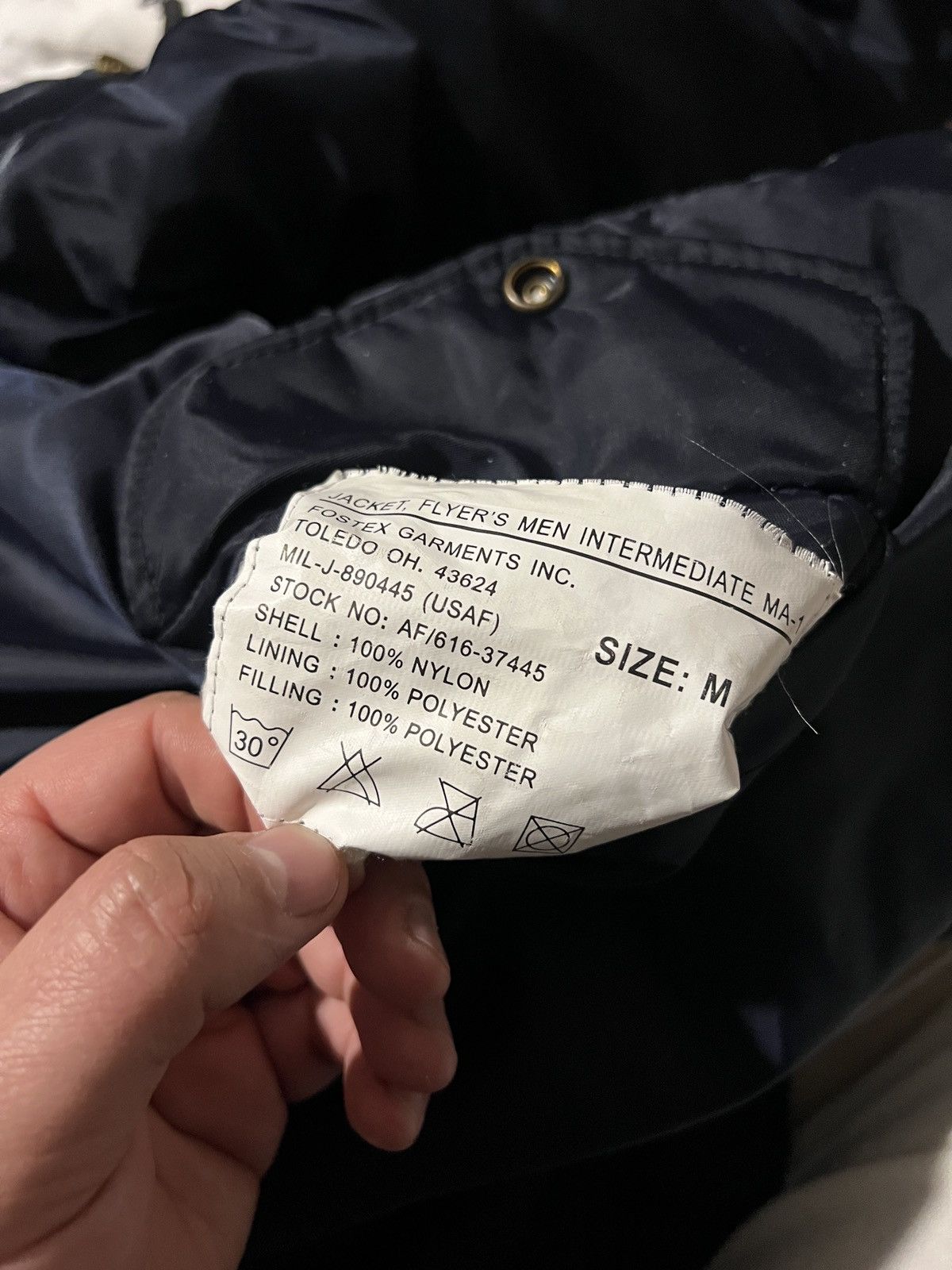 Vintage USA MA-1 Vintage Bomber Size US M / EU 48-50 / 2 - 7 Thumbnail