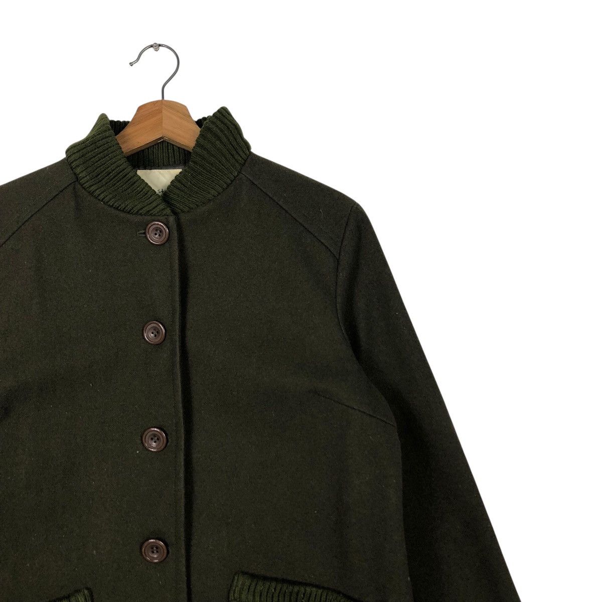 Japanese Brand Vintage Wool Button Jacket Military Sab Street Issey Miyake Size US M / EU 48-50 / 2 - 7 Thumbnail