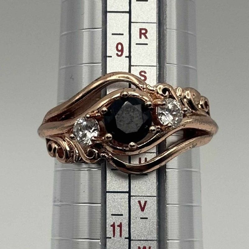 Other Rose Gold Crystal Ring Size ONE SIZE - 3 Thumbnail