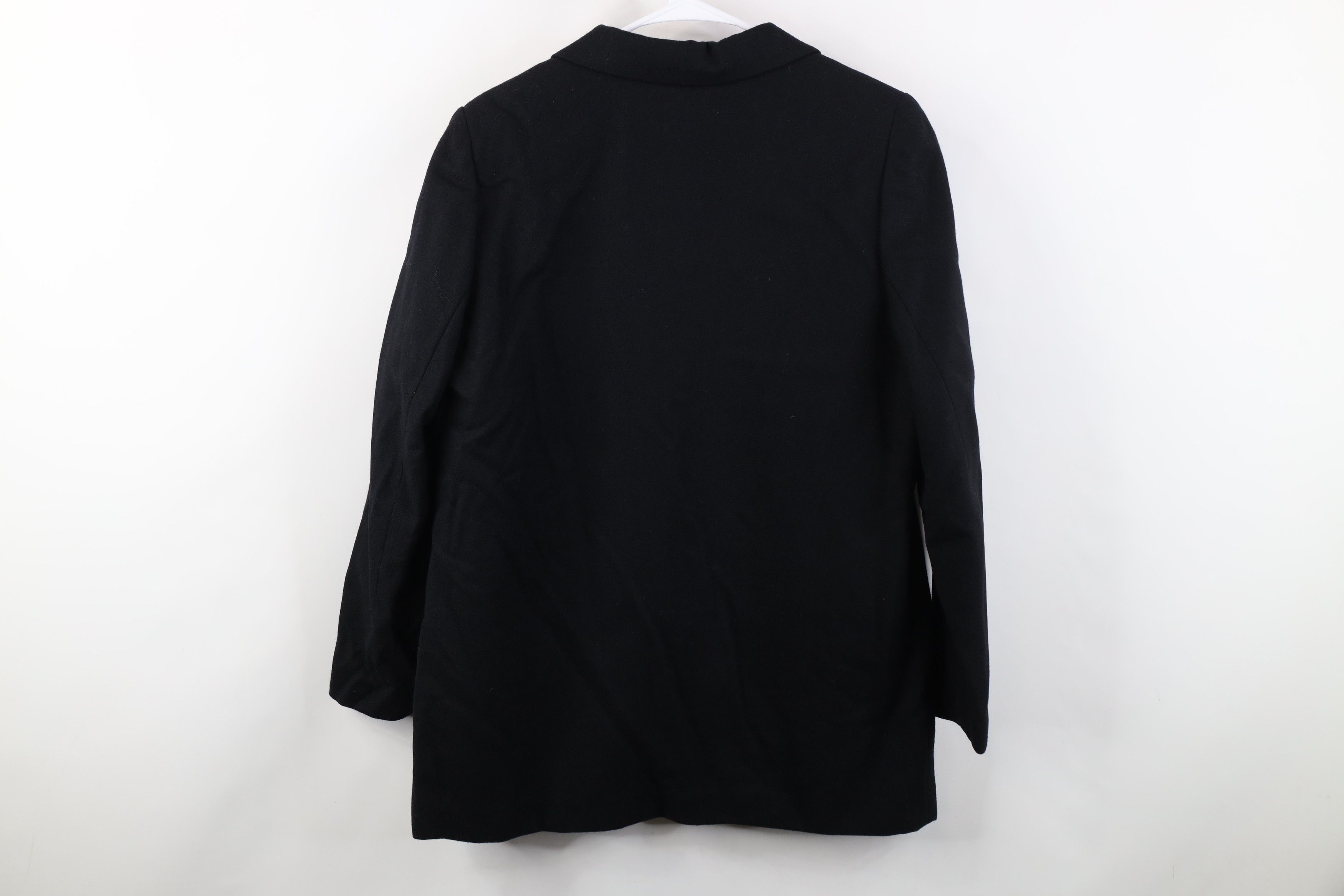 Vintage Vintage 90s Streetwear Button Suit Coat Blazer Jacket Black Size XL / US 12-14 / IT 48-50 - 12 Thumbnail