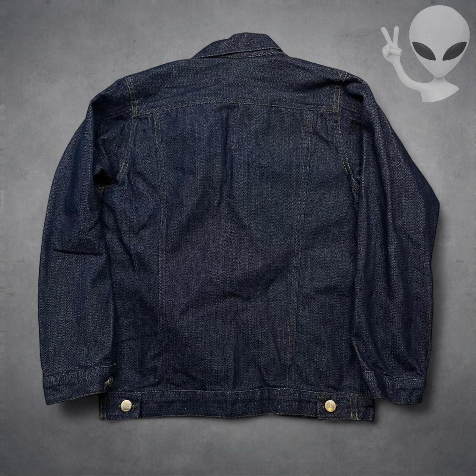 Other Custom Denim Jacket Women's Small Dark Blue PatchWork USA Size S / US 4 / IT 40 - 5 Thumbnail