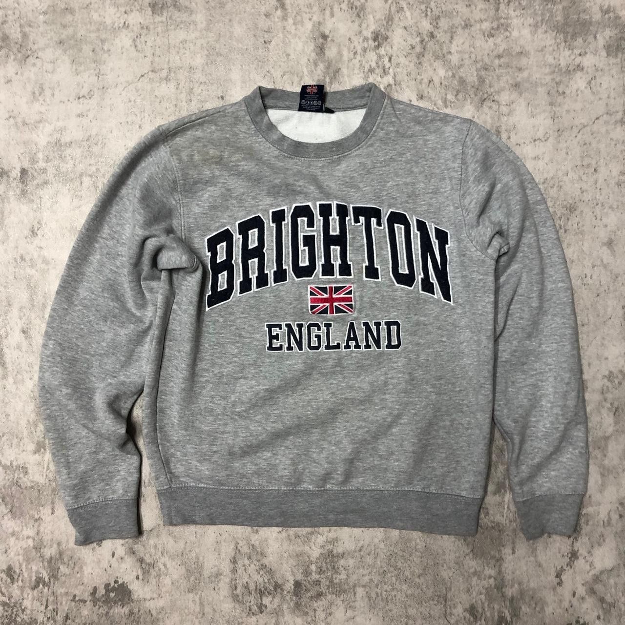 Other Grey and red Brighton England crewneck sweatshirt Size US S / EU 44-46 / 1 - 1 Thumbnail