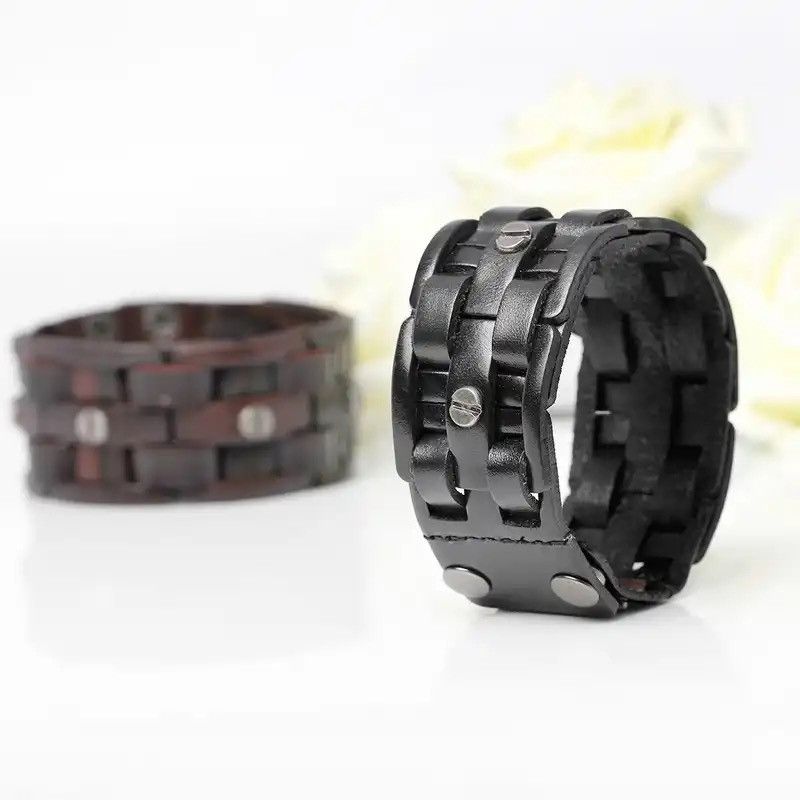 Vintage Hand-woven Bandage Charm Men's Bracelets Size ONE SIZE - 3 Thumbnail
