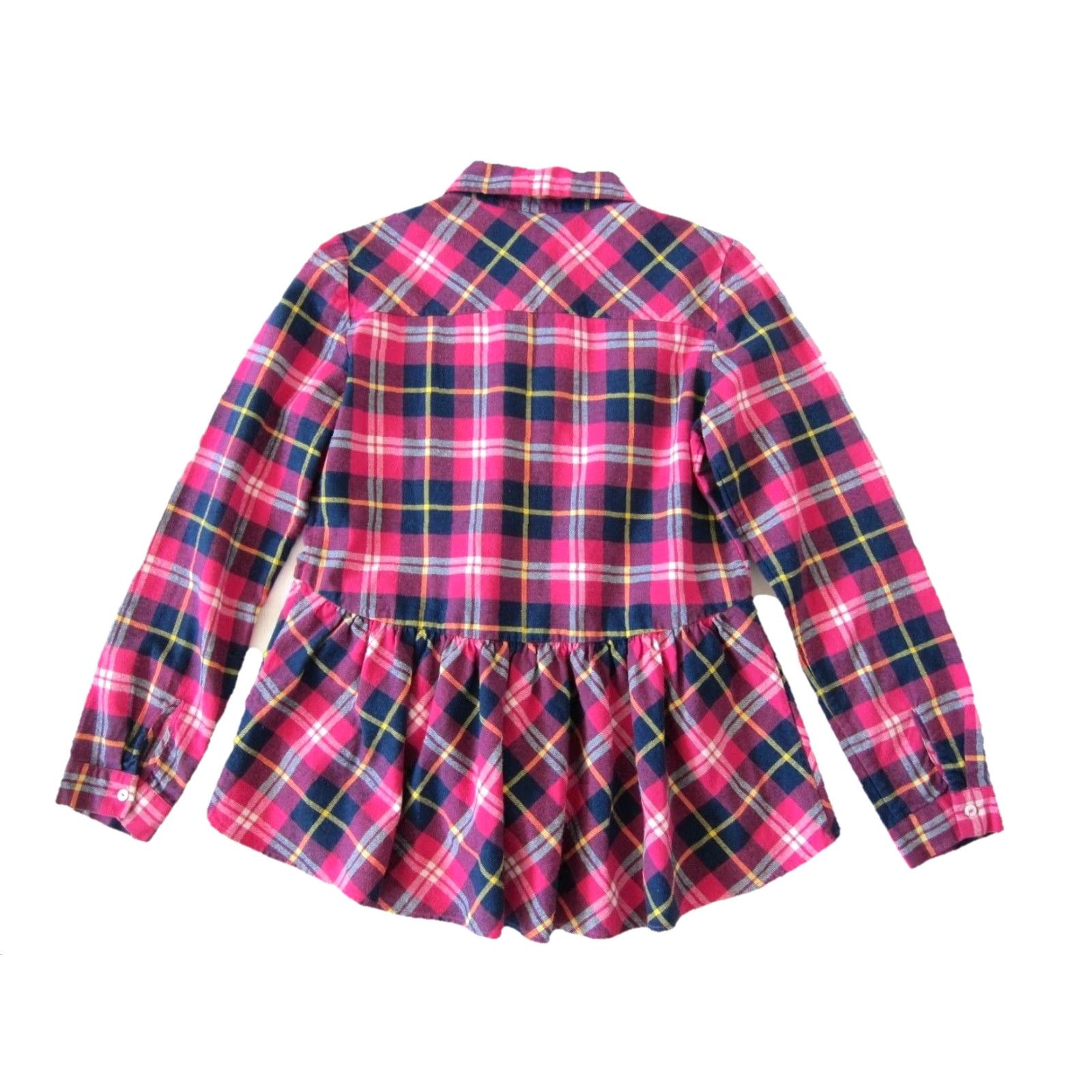 Vintage Sundance Blouse Plaid Button Down 100% Cotton Flannel Pink Small Women Size S / US 4 / IT 40 - 2 Thumbnail