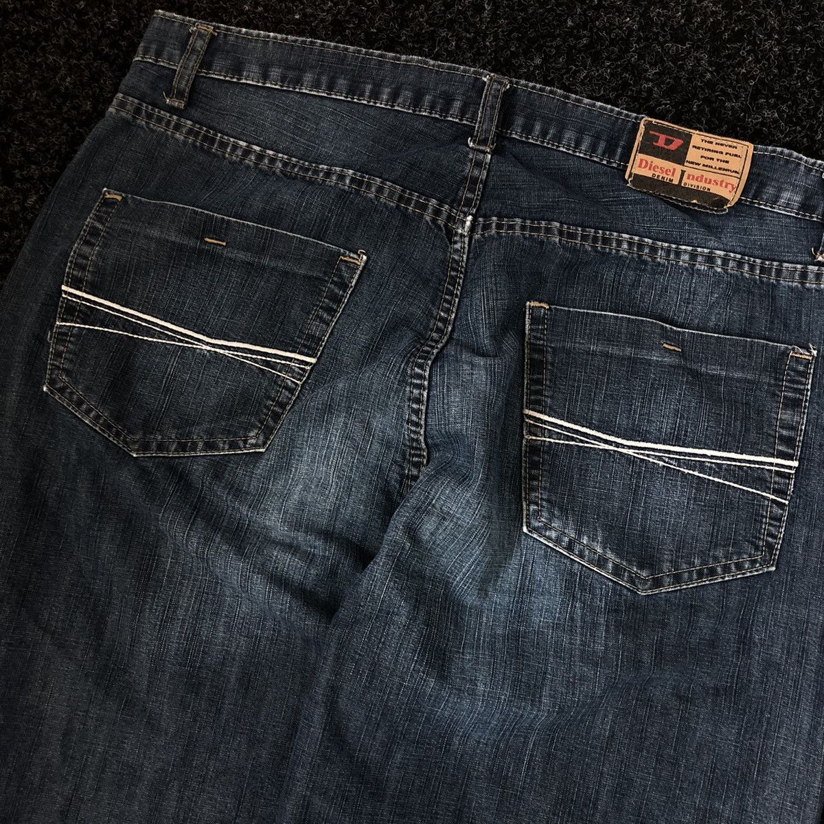 Diesel × If Six Was Nine × Vintage Vintage Y2K Diesel Industry Jeans Size US 34 / EU 50 - 6 Thumbnail
