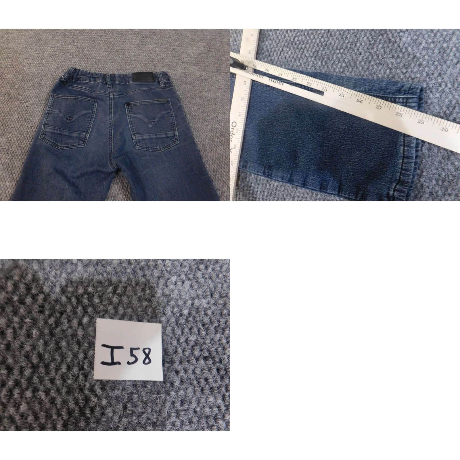 American Eagle Outfitters hudson jeans girls 16 straight stretch waist blue denim casual Size 27" / US 4 / IT 40 - 8 Thumbnail
