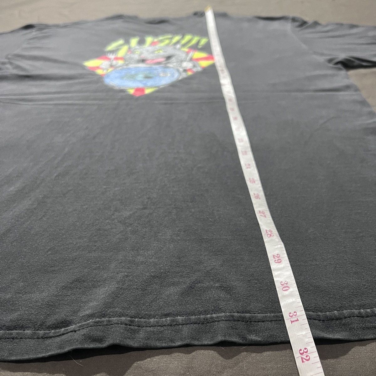 Vintage Vtg 90s SUSHI cat humor funny Tee Faded graphic streetwear Size US XL / EU 56 / 4 - 9 Thumbnail