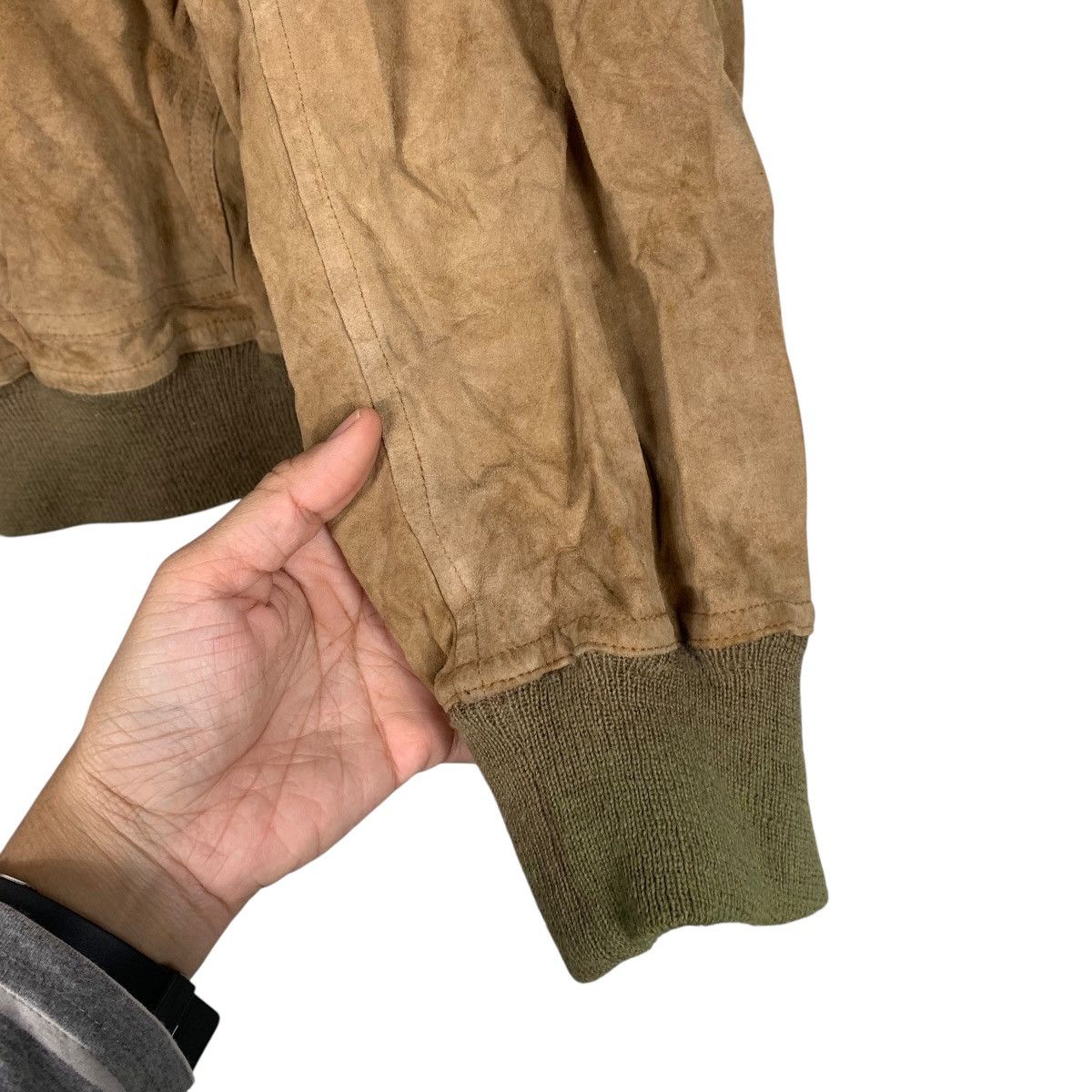 Vintage Vintage Italian Designer Remo Mercalli Suede Leather Jacket Size US M / EU 48-50 / 2 - 13 Thumbnail