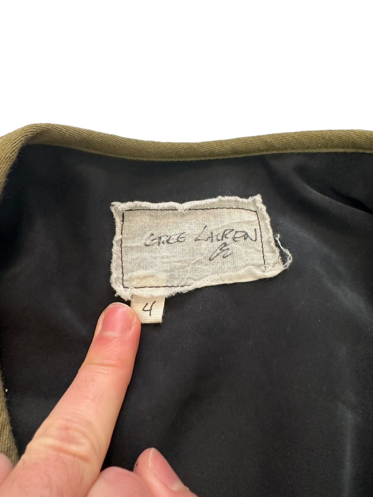 Greg Lauren Unreleased Sample Grey Wool Modern Flight Cargo Jacket Size US XL / EU 56 / 4 - 2 Thumbnail