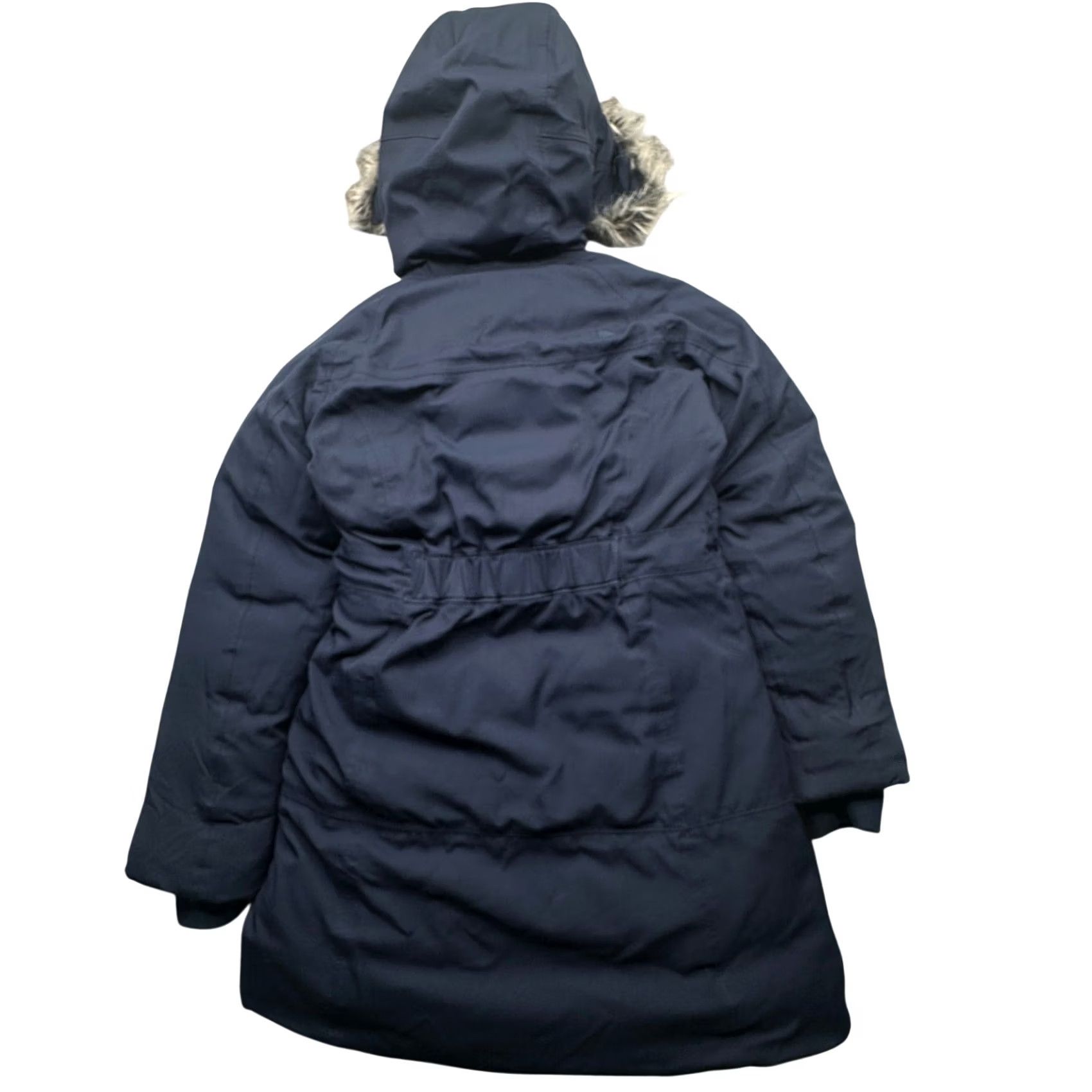 The North Face The North Face HyVent Goose Down Parka Puffer Jacket Womens XS Navy Fur Hood ANHD Size XS / US 0-2 / IT 36-38 - 2 Thumbnail