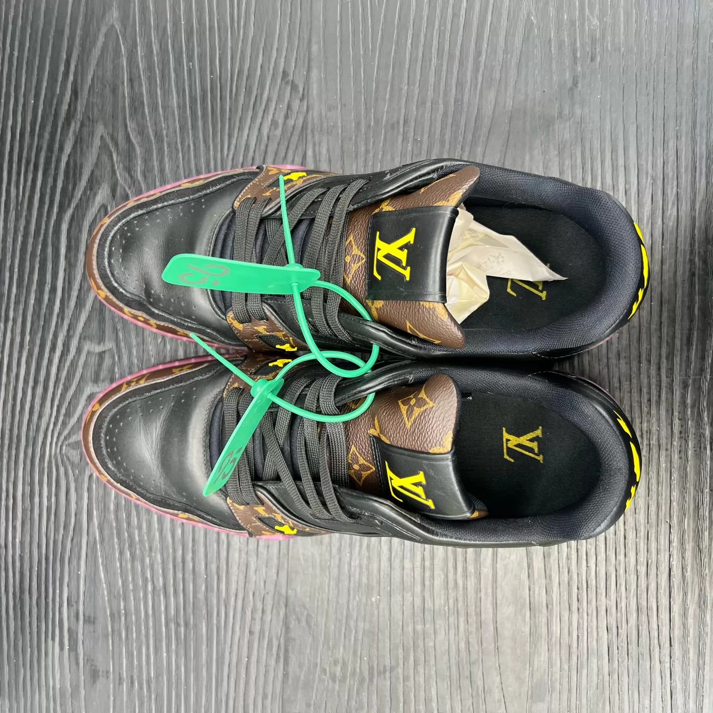 Louis Vuitton LV Trainer Lakers Purple Gold US9 EU43 New Box Size US 10 / EU 43 - 8 Thumbnail