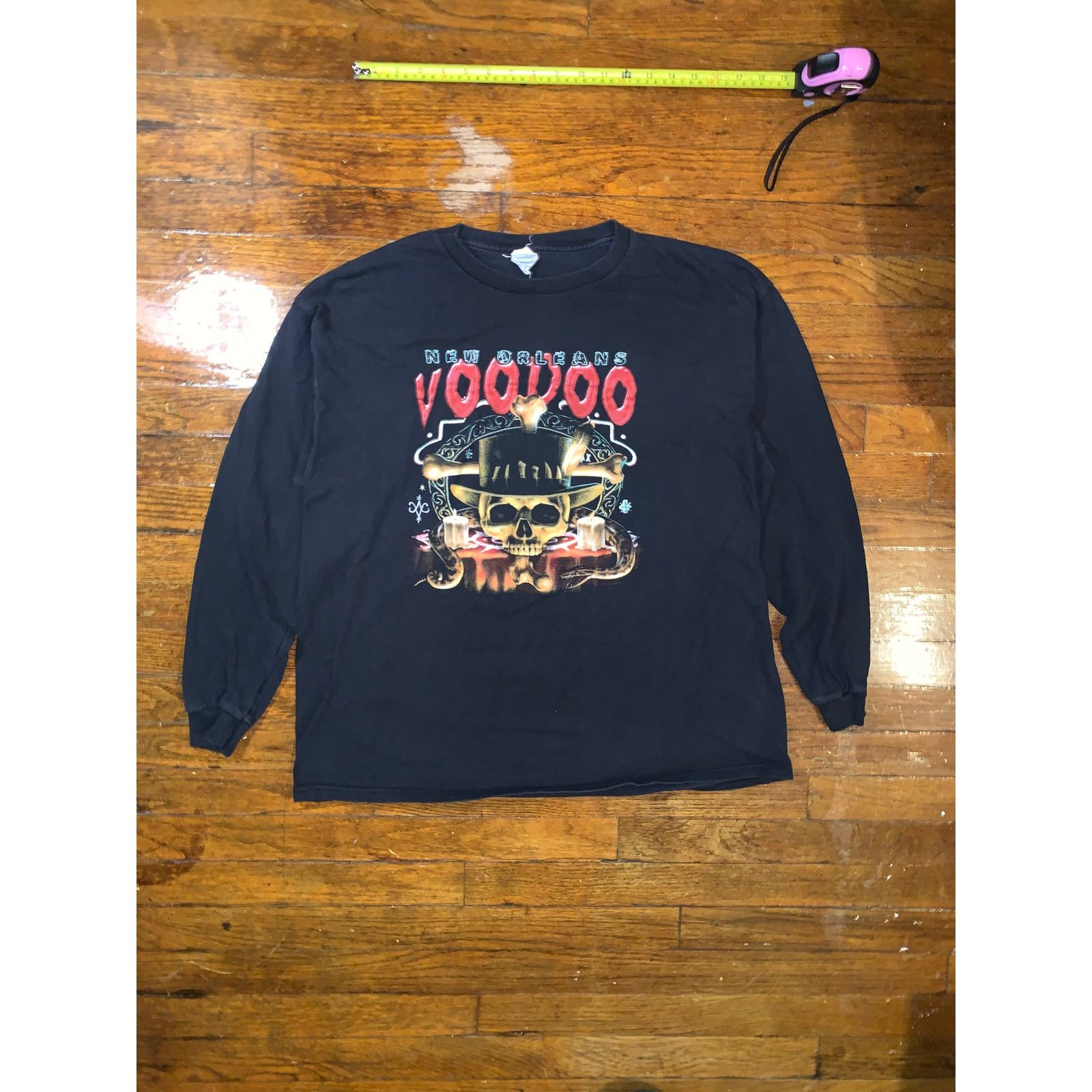 Other × Vintage New Orleans Voodoo LS T Shirt Black Delta Pro Weight XL Size US XL / EU 56 / 4 - 2 Thumbnail