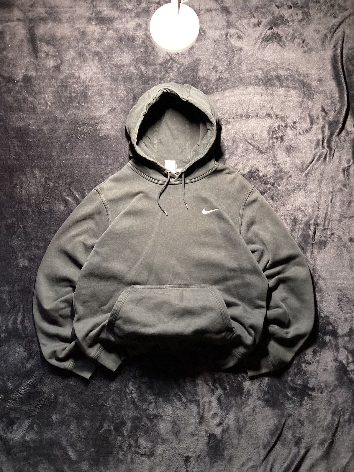 Nike × Vintage ⛩️ Vintage Nike Hoodie Small Logo Faded Basic Oversize Baggy Size US M / EU 48-50 / 2 - 1 Thumbnail