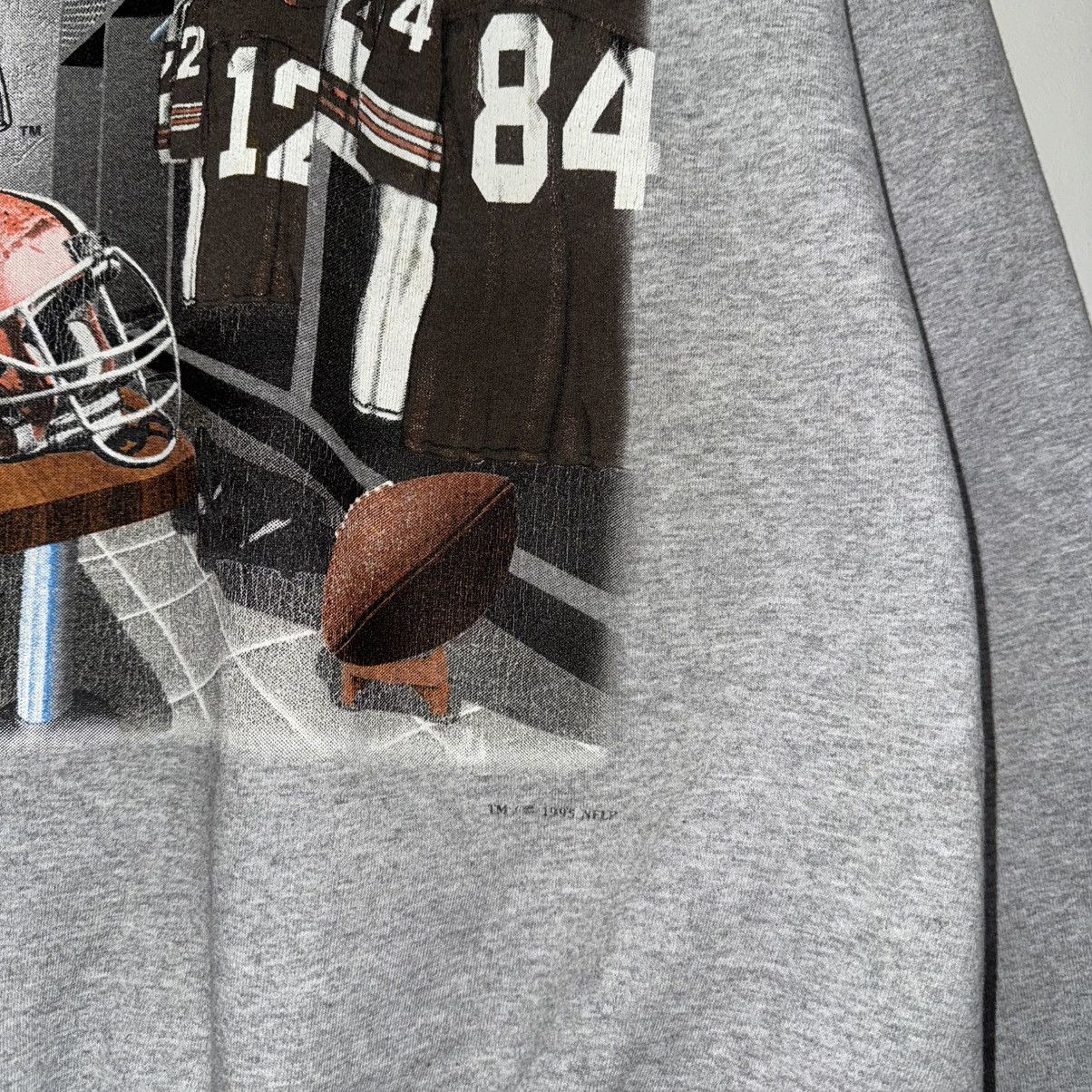 NFL × Nutmeg × Vintage VINTAGE 1995 CLEVELAND BROWNS NUTMEG LOCKER GEAR SWEATSHIRT Size US L / EU 52-54 / 3 - 6 Thumbnail