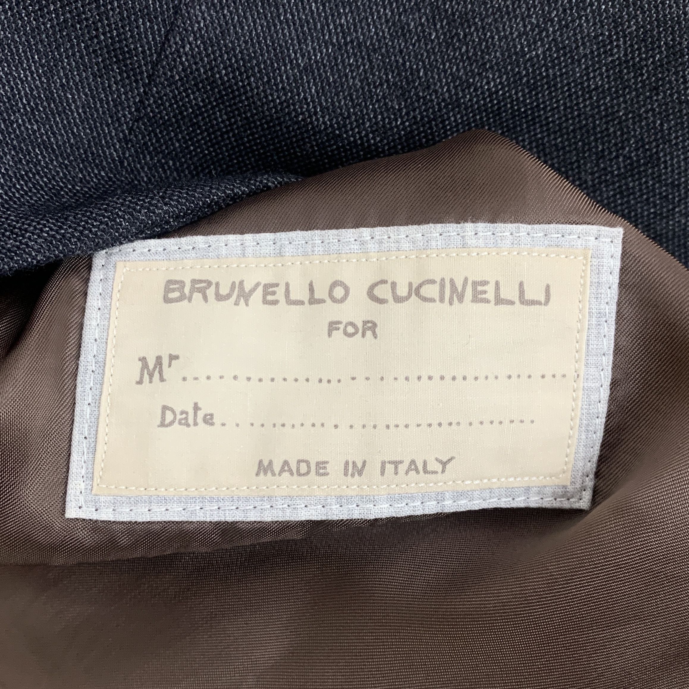 Brunello Cucinelli Brunello Cucinelli Wool Suit Vest Black (XL) Size US XL / EU 56 / 4 - 6 Thumbnail