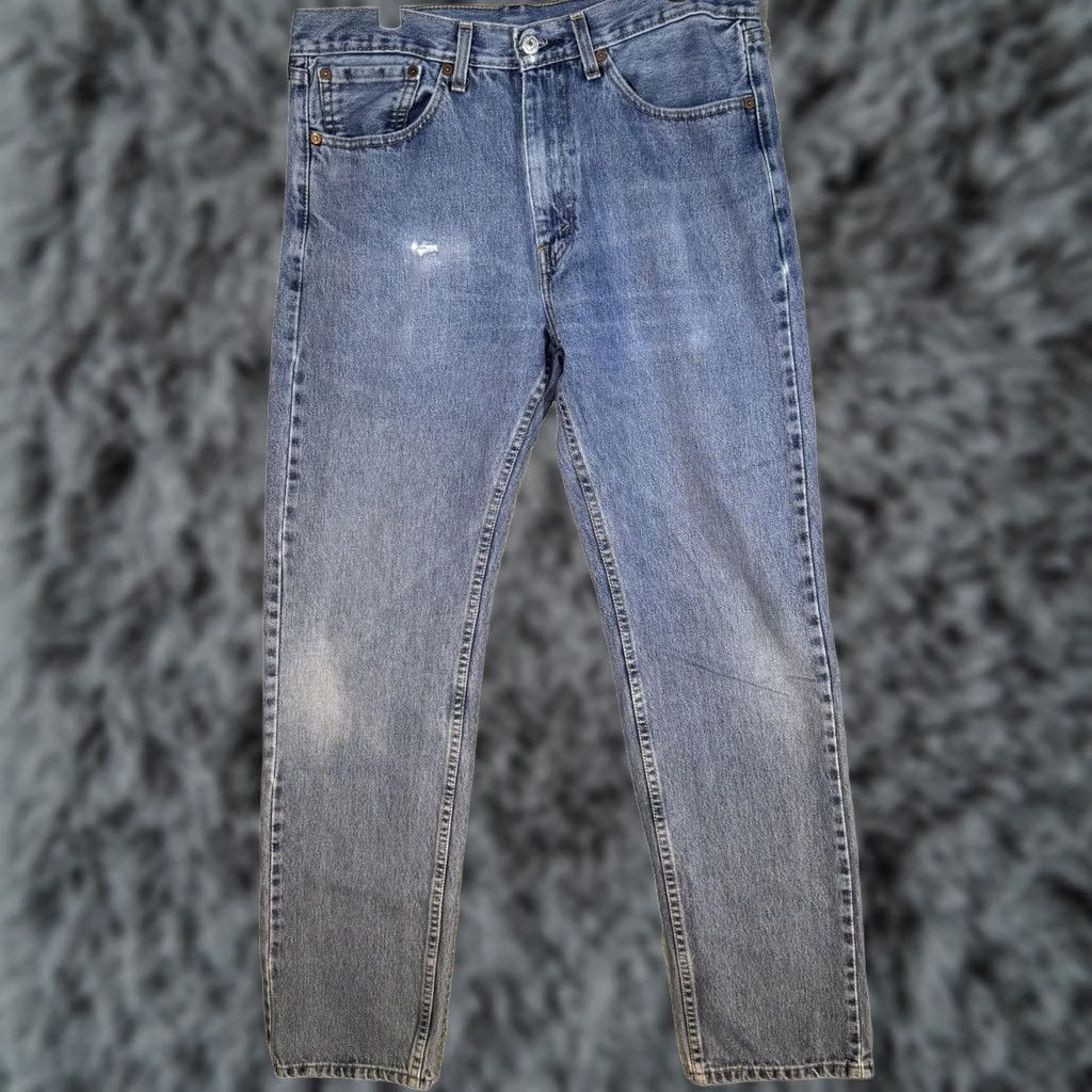 Levi's VINTAGE Levis 505 Jeans Mens 34x34 Blue Straight Leg Denim Medium Wash Classic Zip Fly Size US 34 / EU 50 - 1 Thumbnail