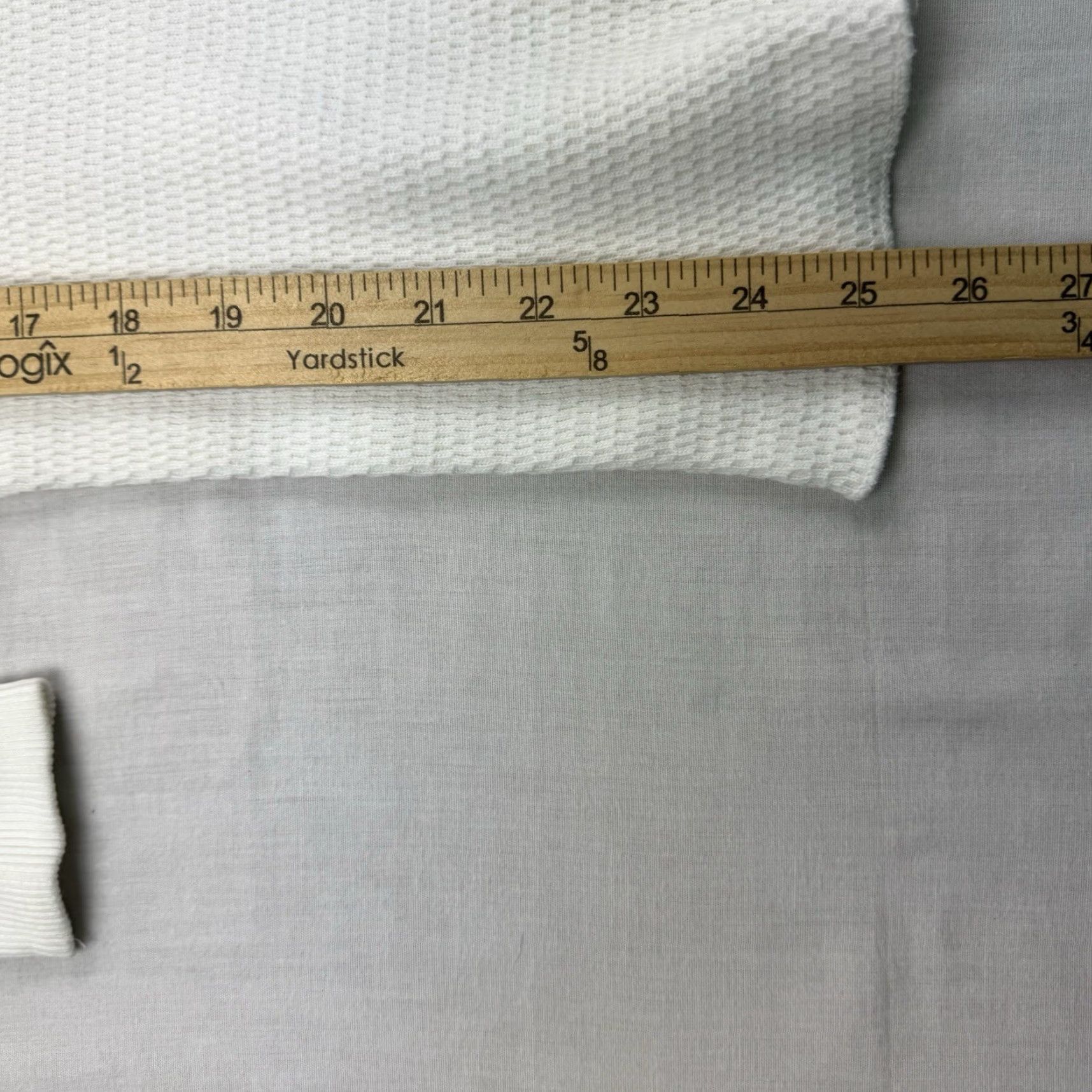 Hanes VINTAGE Hanes Thermal Knit T-Shirt Adult XL White Heavyweight Long Sleeve 70s Mens Size US XL / EU 56 / 4 - 6 Thumbnail
