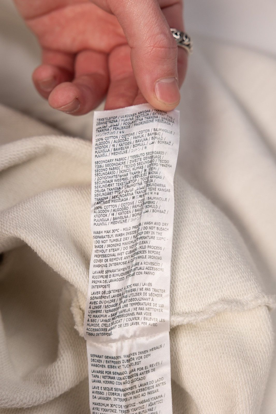 Maison Margiela Maison Margiela Embroidered Hoodie Size US L / EU 52-54 / 3 - 8 Thumbnail