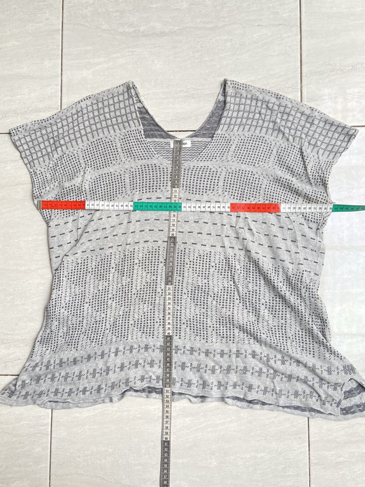 Designer × Issey Miyake × Japanese Brand Issey Miyake PLANTATION Grey Knit Tank Top Size US L / EU 52-54 / 3 - 6 Thumbnail