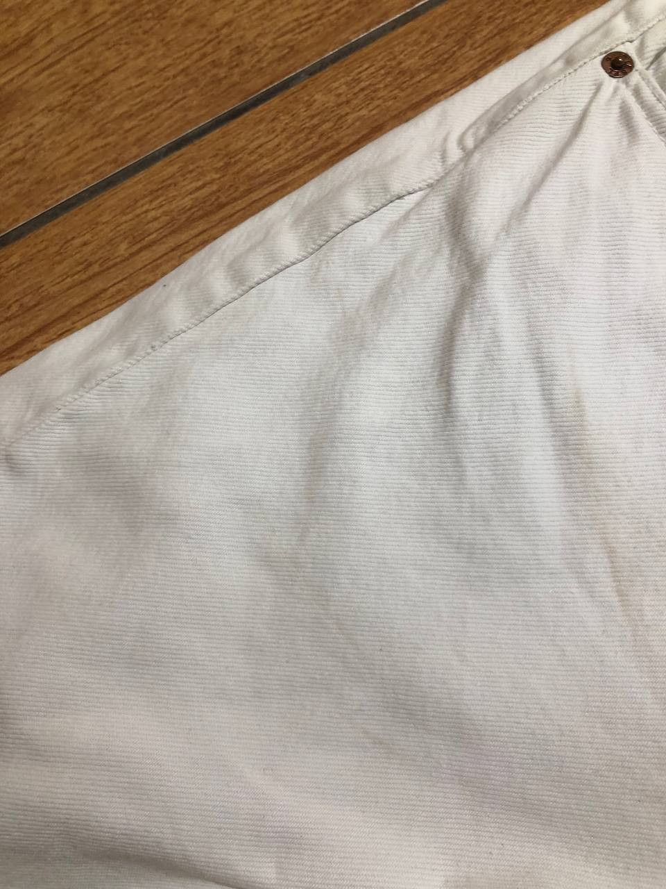 Diesel VTG Diesel Saddle Basic Tapered White Denim Jeans shorts Size US 29 - 13 Thumbnail