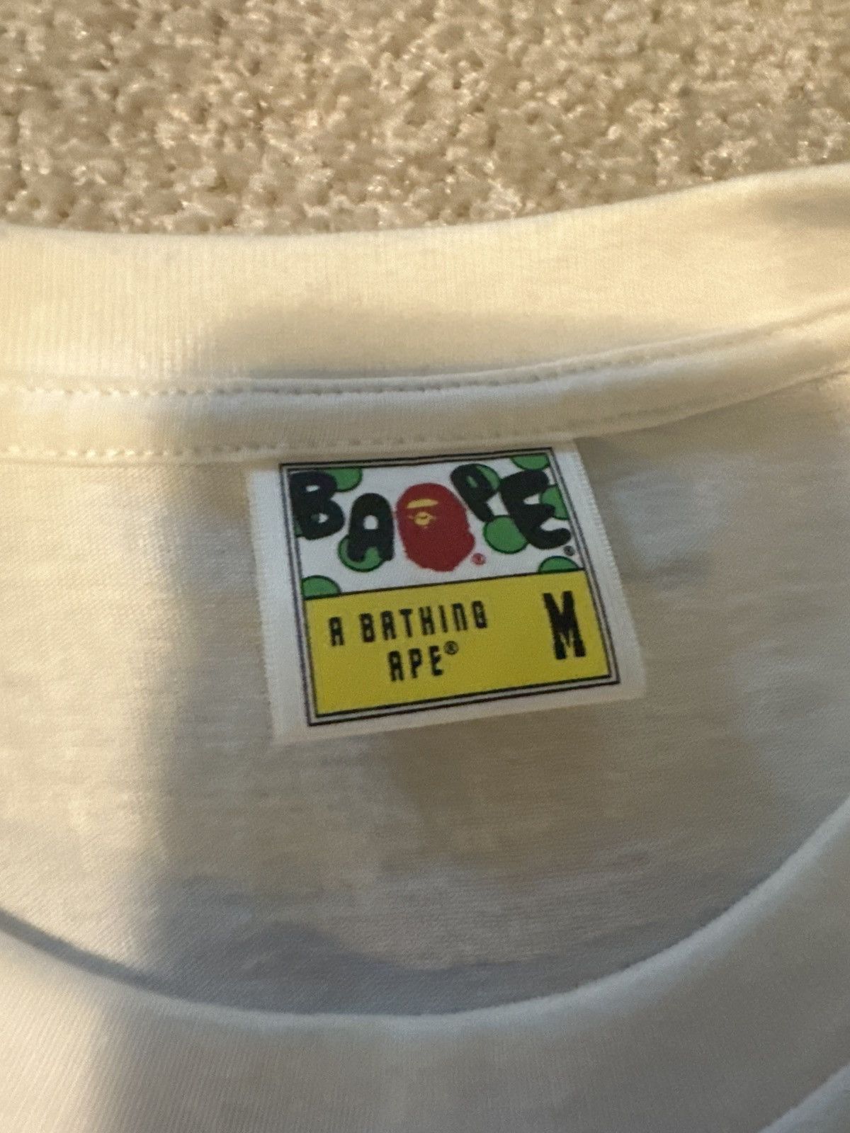 Bape BAPE Color Camo Big Ape Head White/Red Tee Size US M / EU 48-50 / 2 - 3 Thumbnail