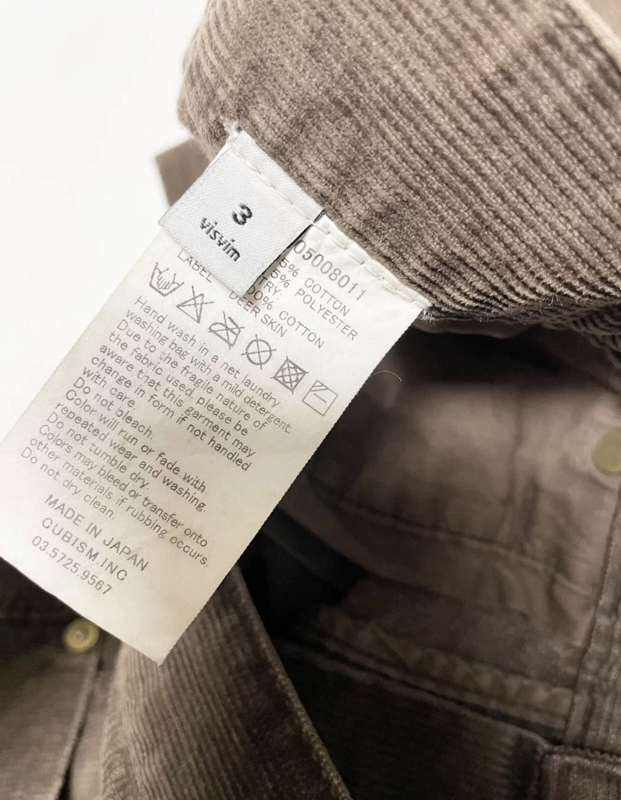 Visvim VISVIM N.D natural mud dyed corduroy pants Size US 38 / EU 54 - 4 Thumbnail