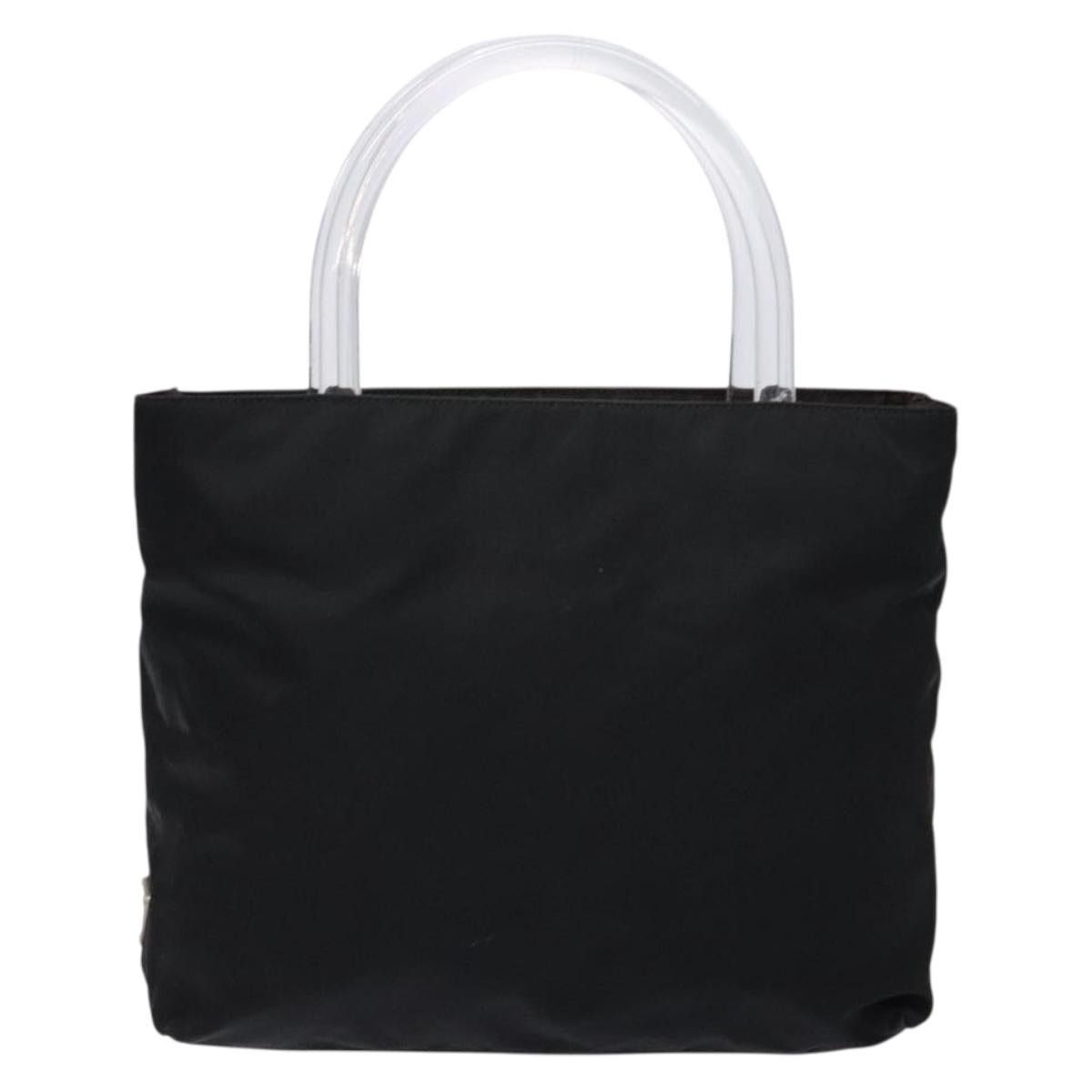 Prada PRADA Hand Bag Nylon Black Silver Size ONE SIZE - 2 Thumbnail