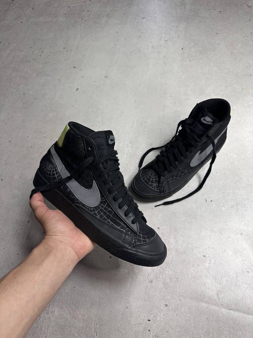 Nike Nike Blazer Mid ’77 Spider Web Halloween Sneakers EU 42 Rare Size US 8.5 / EU 41-42 - 2 Thumbnail